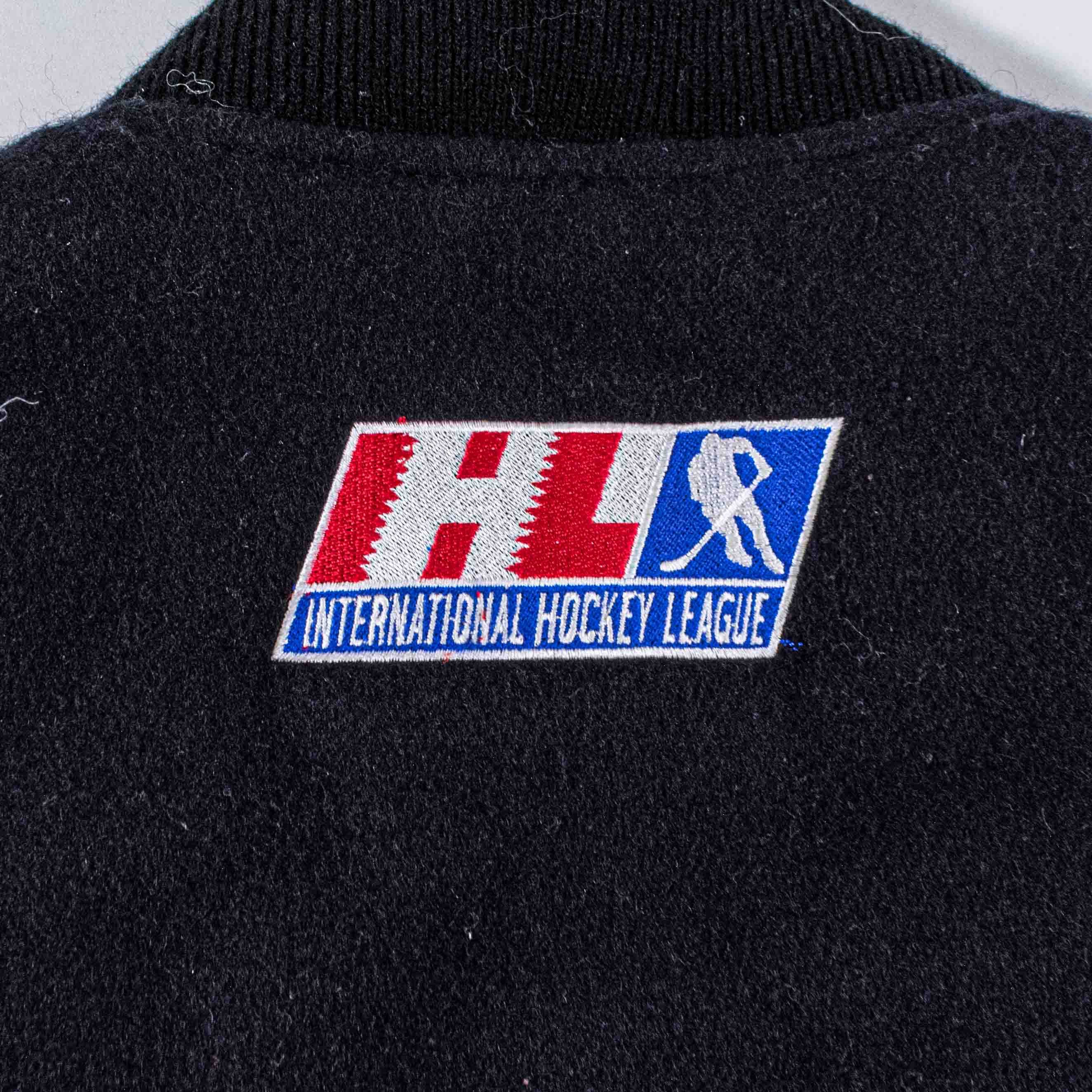 Vintage IHL International Hockey All Star 1999 Varsity Bomber Jacket Size US XL / EU 56 / 4 - 11 Thumbnail