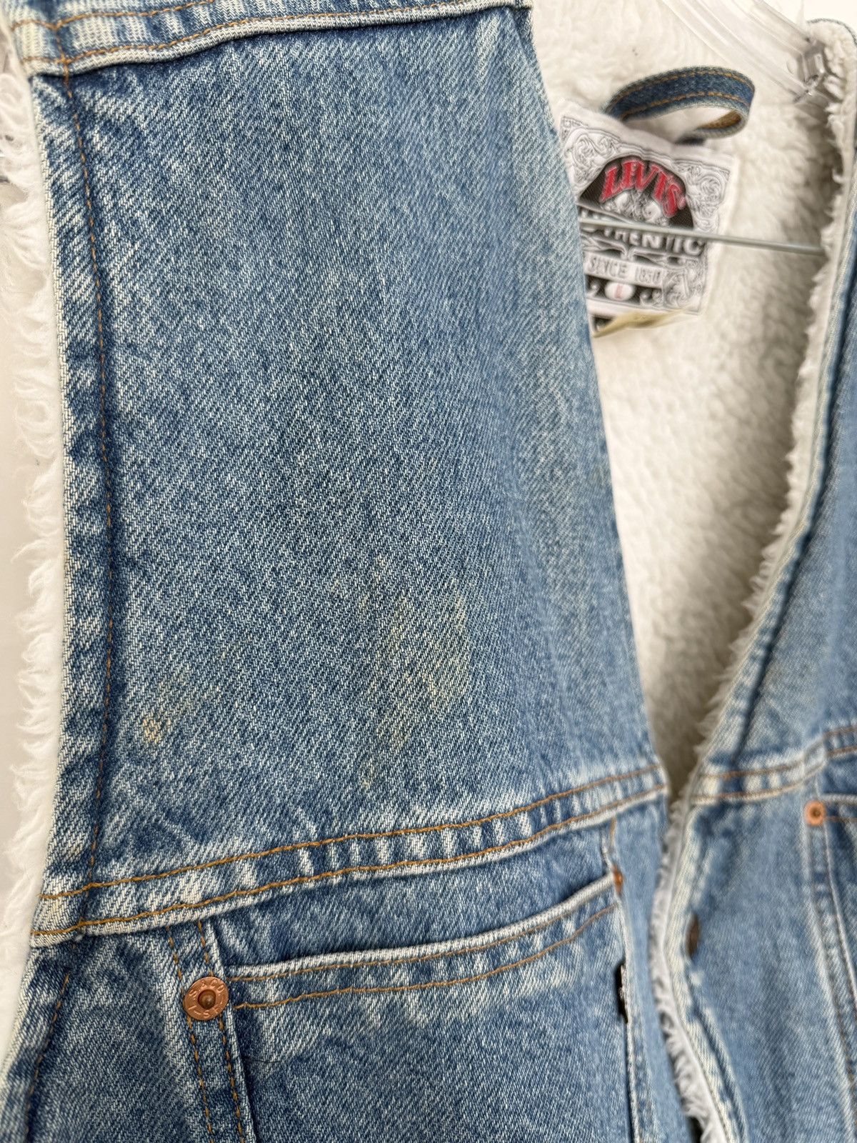 Levi's Vintage Clothing Levis vintage 90’s denim trucker vest Size US L / EU 52-54 / 3 - 5 Thumbnail