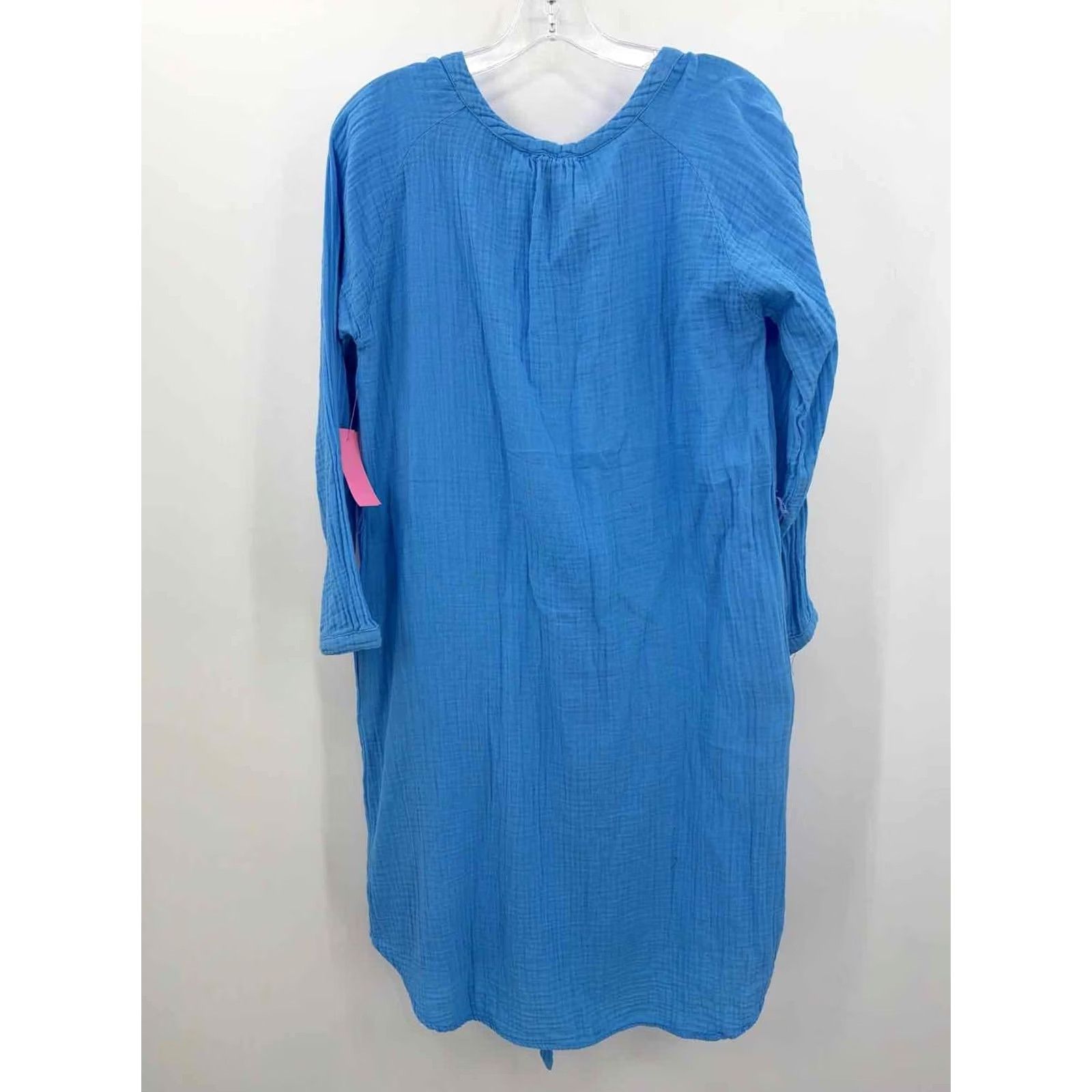 Vintage Margaret O'Leary Dress Maxi Long Sleeve Blue Size One Size Pre-Owned Size ONE SIZE - 2 Thumbnail