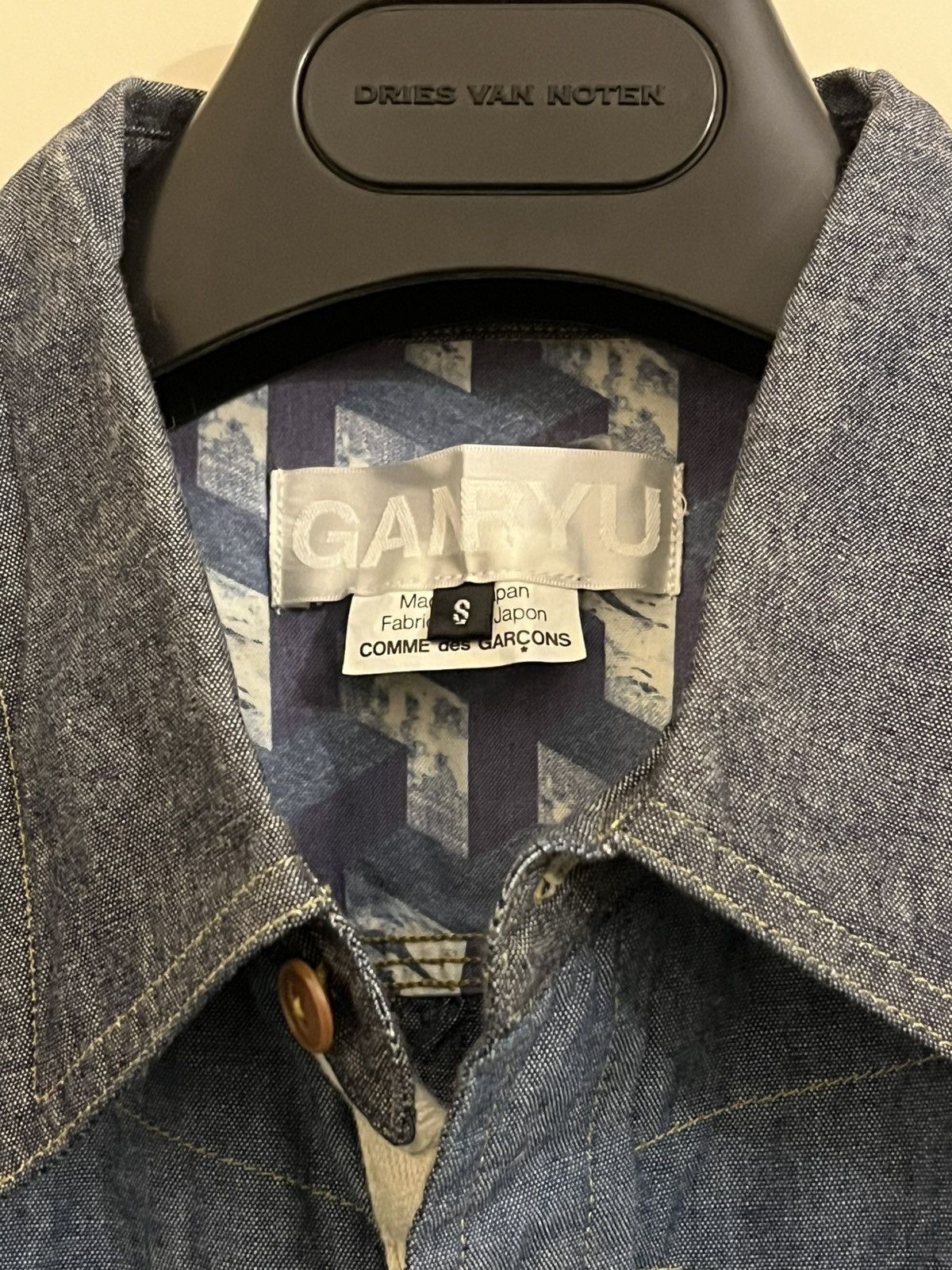 Comme des Garcons × Ganryu SS12 Ganryu x comme des garçons embroidery denim button up Size US S / EU 44-46 / 1 - 3 Thumbnail