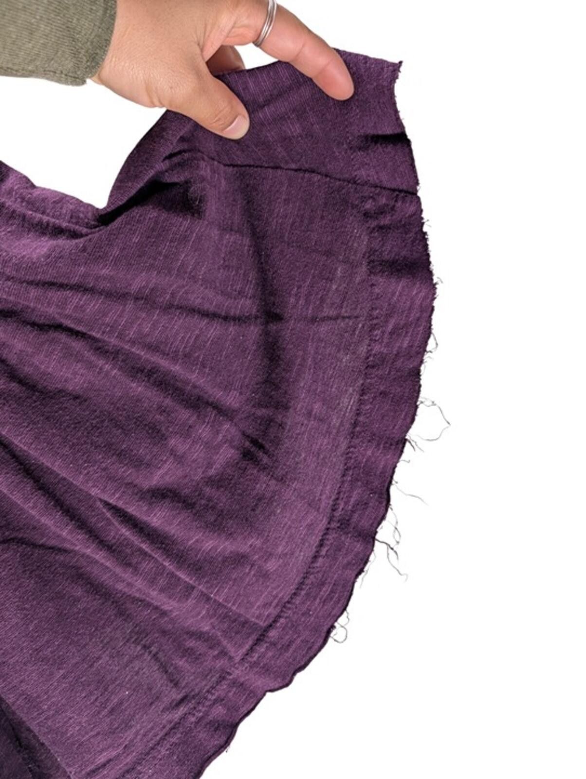 Free People Free People Purple Boho Tunic Top Keyhole Back Lace Trim S Size S / US 4 / IT 40 - 3 Thumbnail