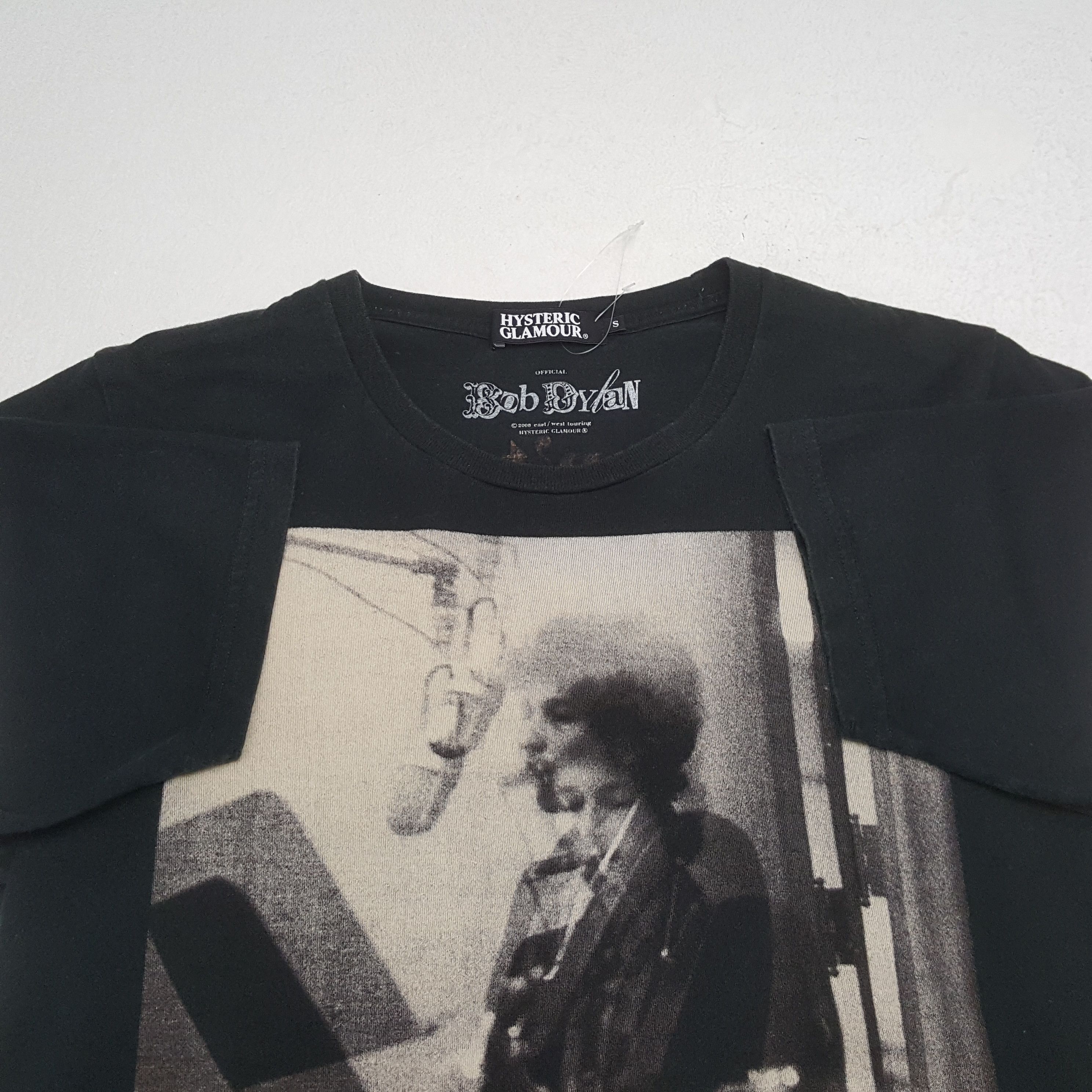 Hysteric Glamour Hysteric Glamour x Bob Dylan Japanese Brand Tshirt RR29 Size US S / EU 44-46 / 1 - 5 Thumbnail