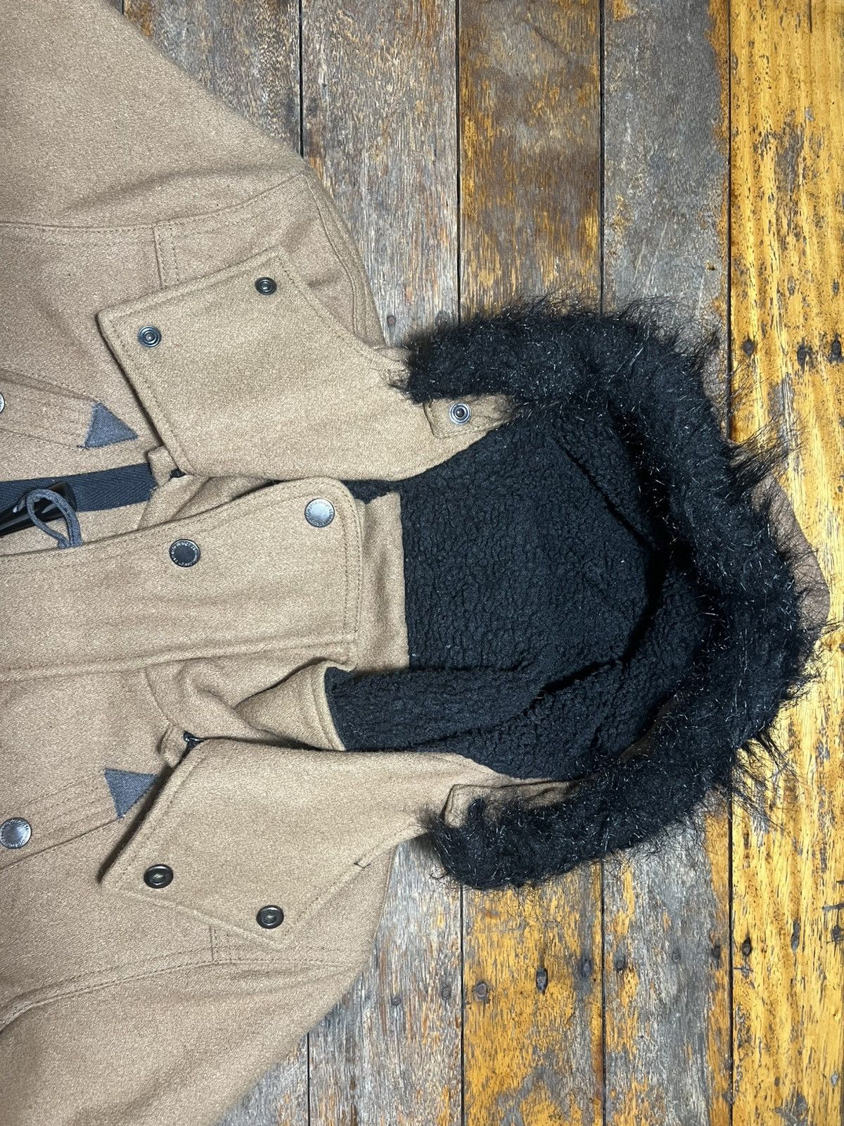 semanticdesign Semanticdesign Fur Wool Jacket Size US L / EU 52-54 / 3 - 15 Thumbnail