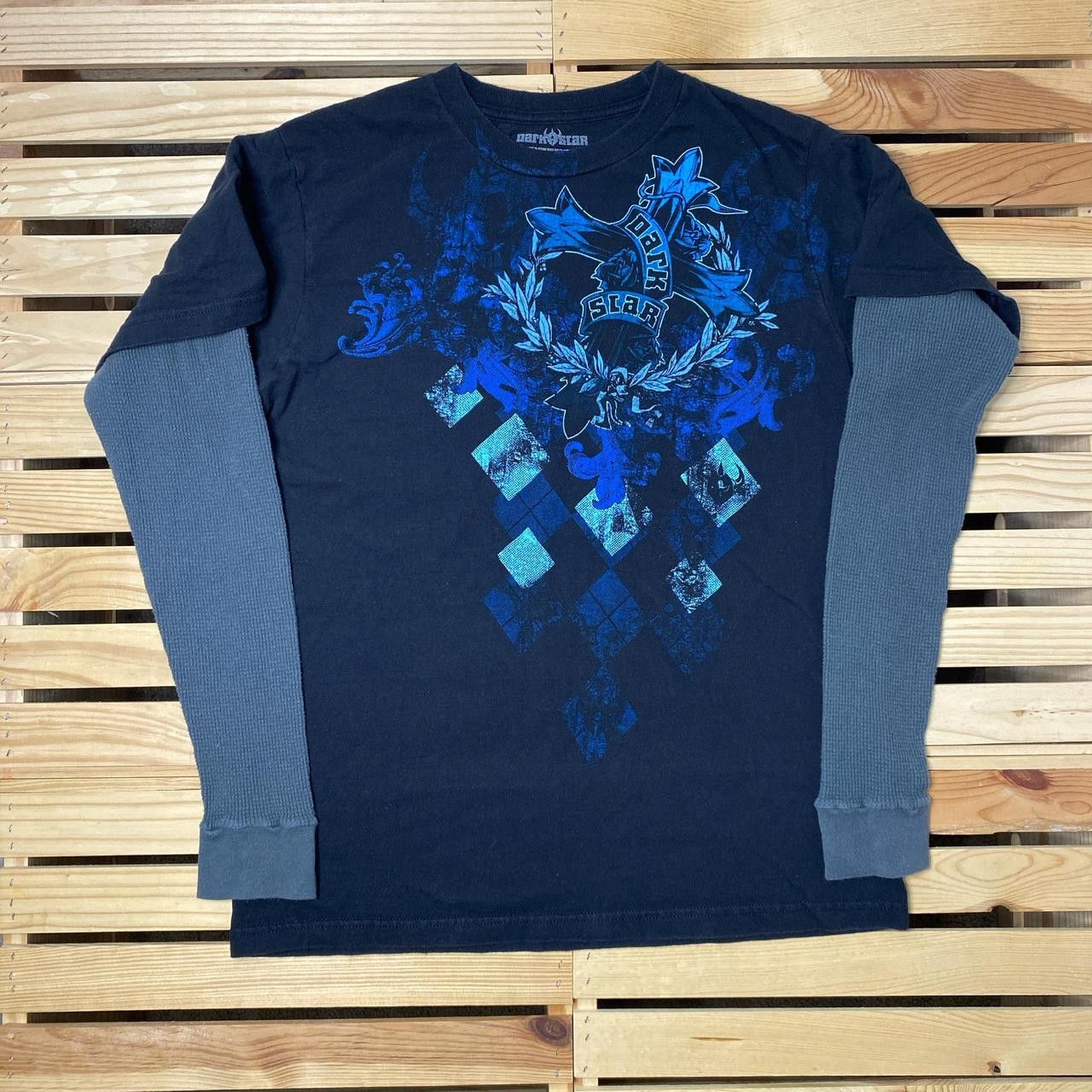 Other Darkstar Black Thermal Y2K Skate Tee Size Medium Size US M / EU 48-50 / 2 - 1 Thumbnail