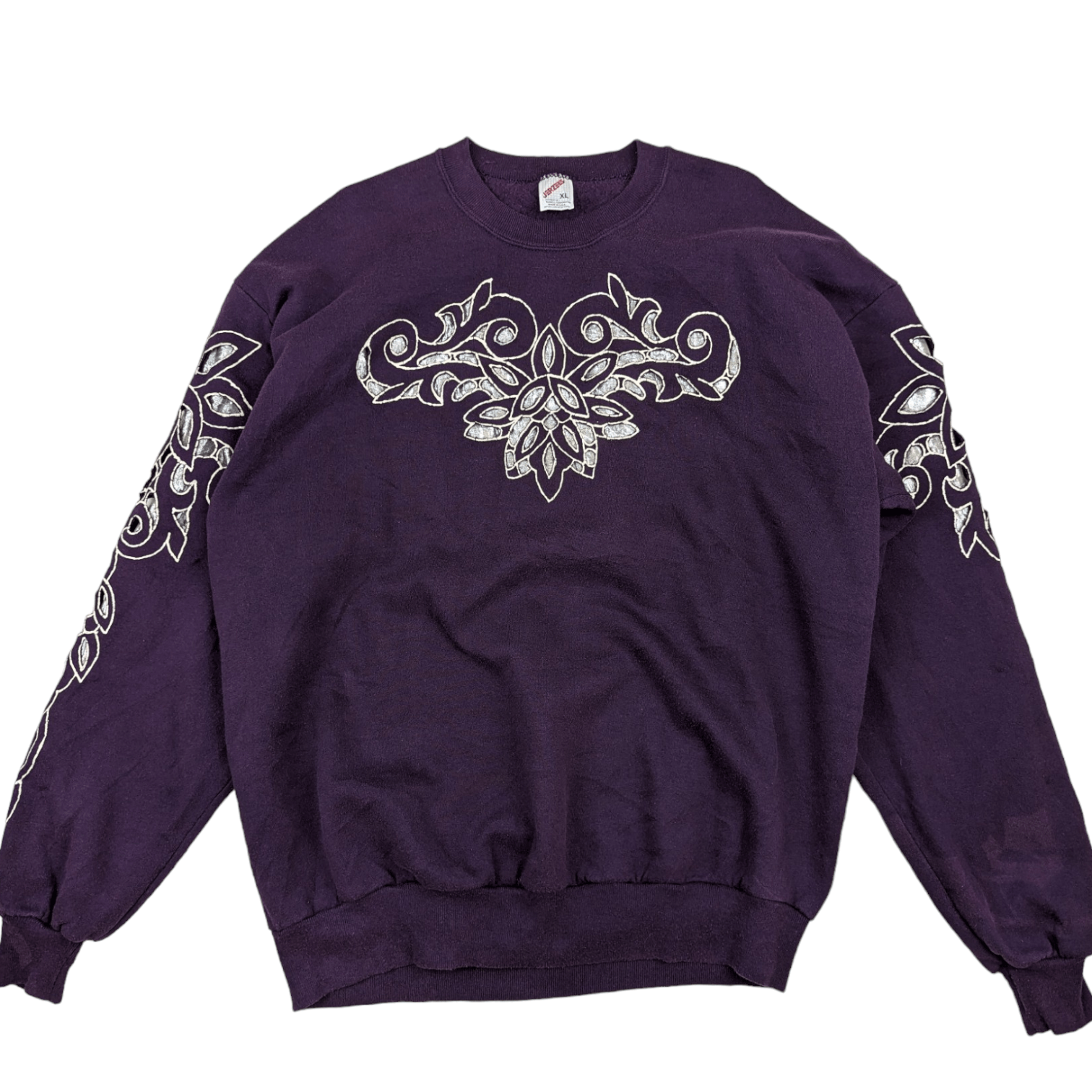 Jerzees Vintage 90's JERZEES Custom Art Style Streetwear Sweatshirt Size US XL / EU 56 / 4 - 2 Thumbnail
