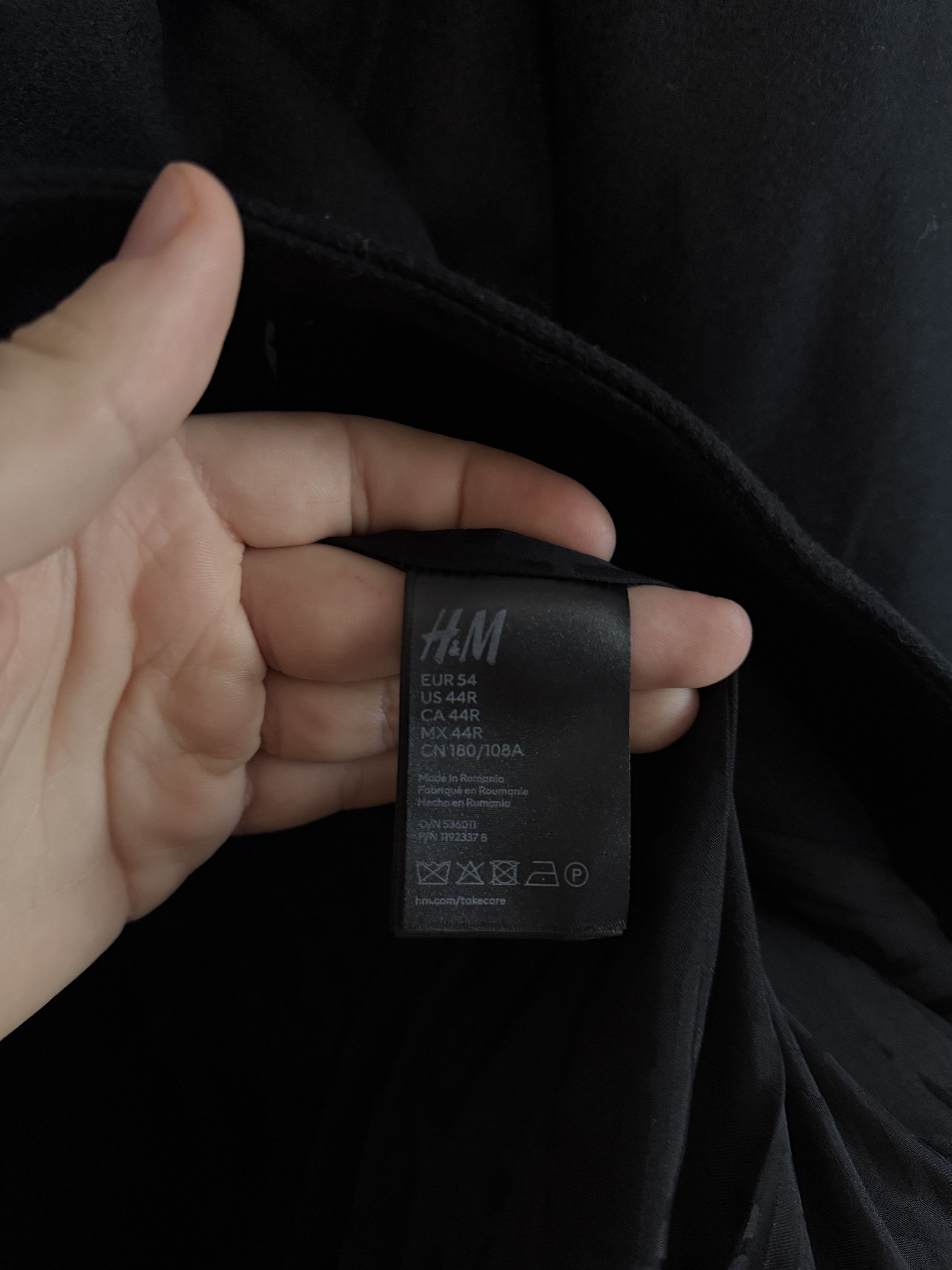 H&M × Paco Rabanne Paco Rabanne x H&M Wool Pea Coat Limited Edition Sz L Size L / US 10 / IT 46 - 7 Thumbnail