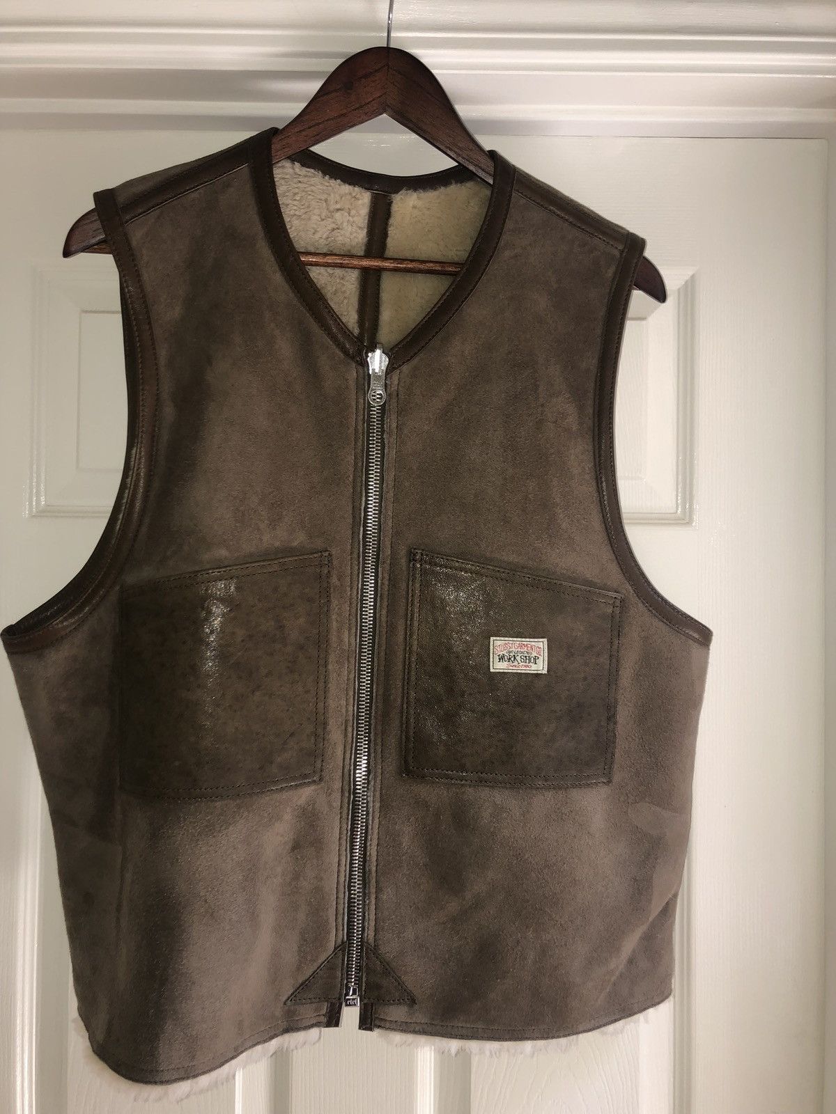 Stussy Our Legacy Vest Stussy Loose Knit Linen Vest 'Blue'