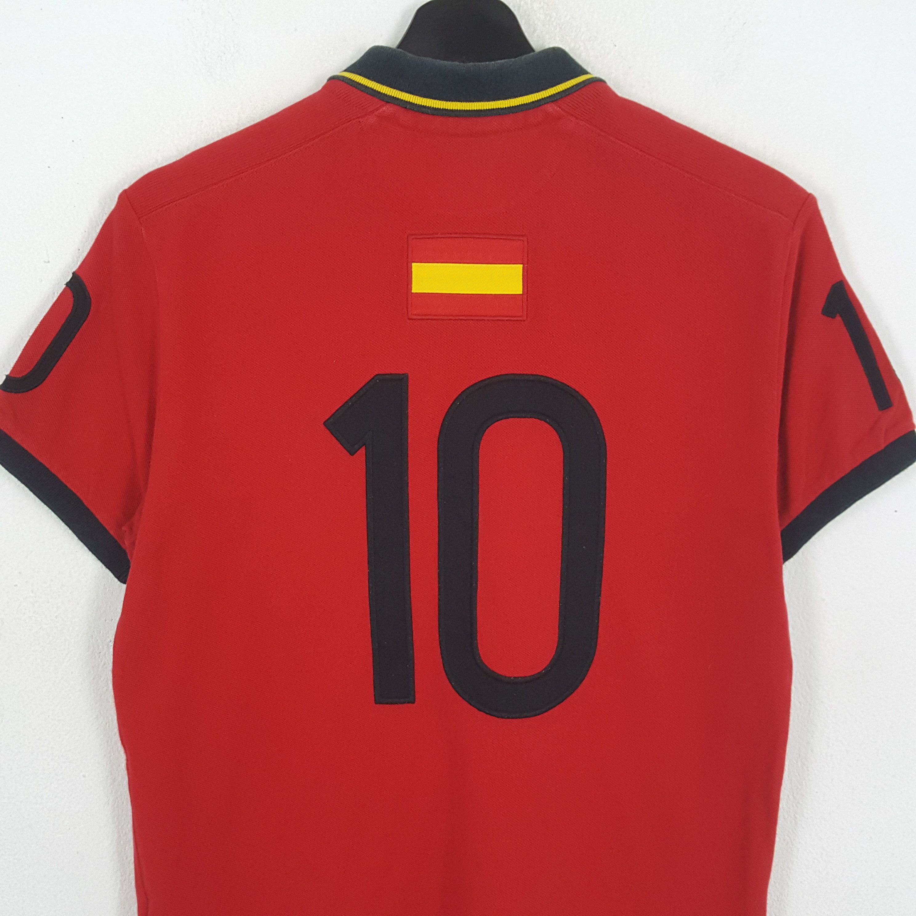 Polo Ralph Lauren × Vintage POLO by RALPH LAUREN Spain Design Casual Polos Size US M / EU 48-50 / 2 - 4 Thumbnail