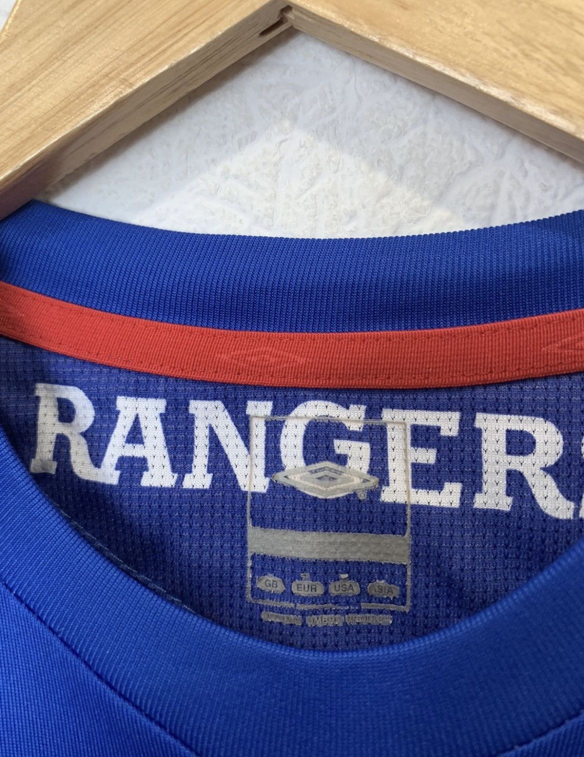 Umbro × Vintage RANGERS GLASGOW UMBRO 2006/2007 HOME KIT SOCCER JERSEY Size US S / EU 44-46 / 1 - 2 Thumbnail