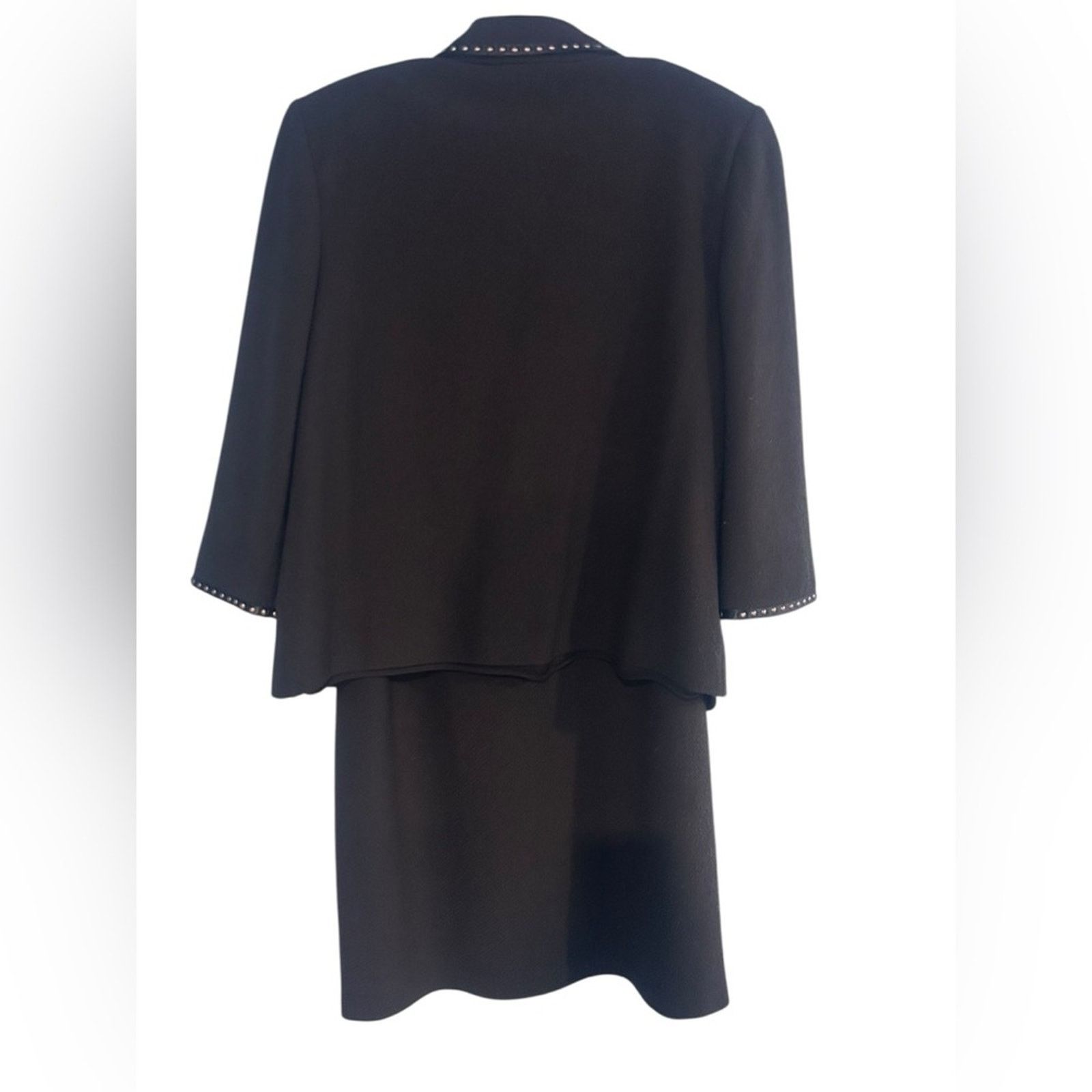 Other St. John Collection Chocolate Brown Jacket Dress Belt 12 Size XL / US 12-14 / IT 48-50 - 2 Thumbnail