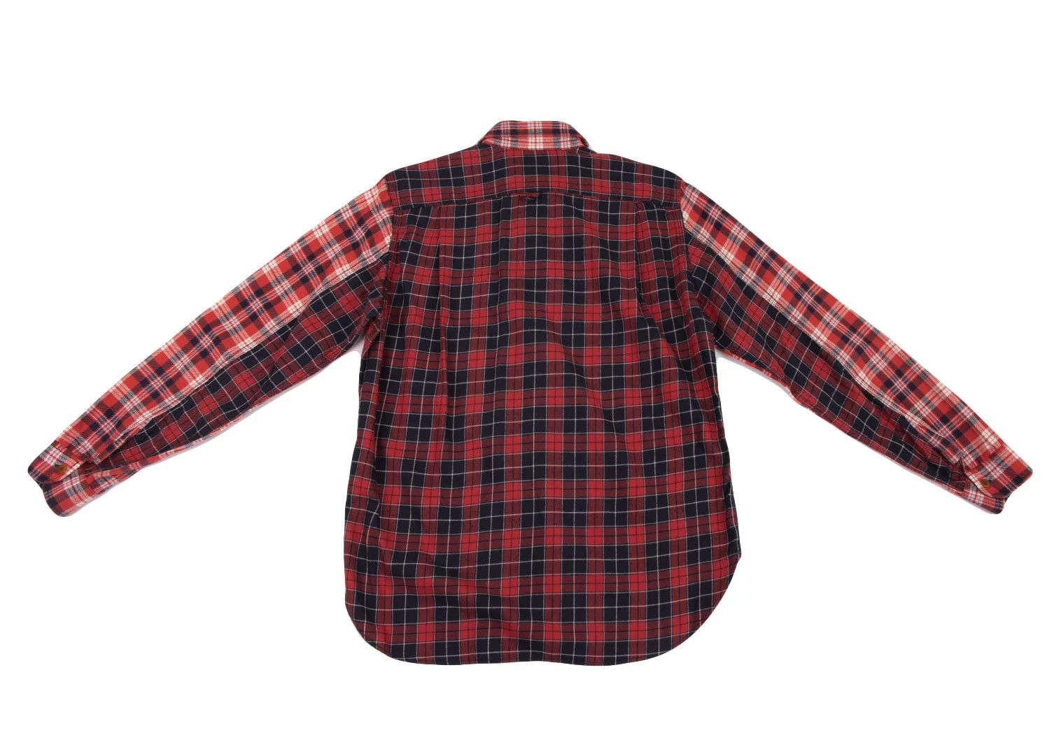Junya Watanabe Checkered Flannel Shirt in Red and Navy, Size XS Size US XS / EU 42 / 0 - 13 Thumbnail