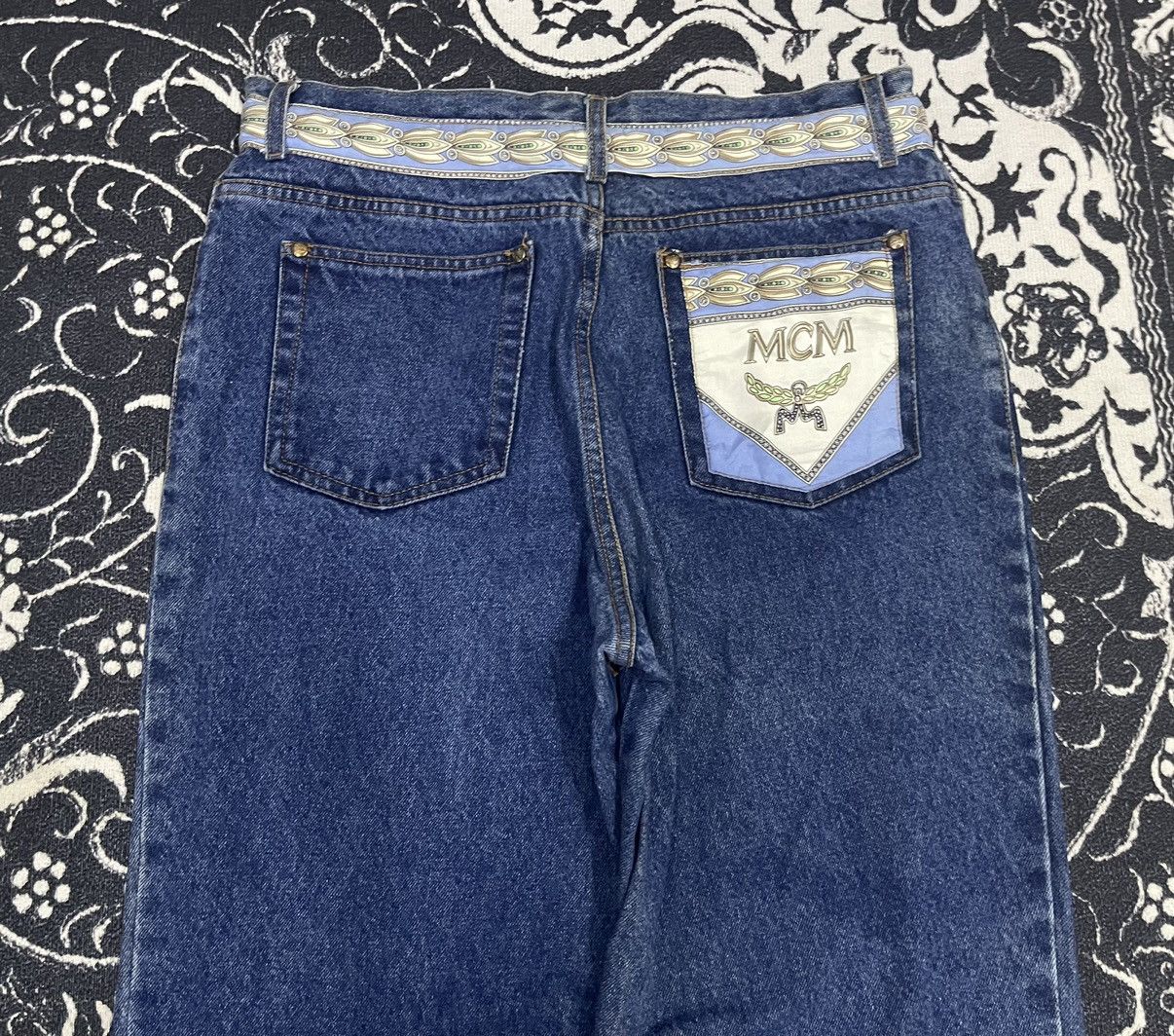 MCM 90s MCM DENIM BAGGY JEANS RARE DESIGN Size US 30 / EU 46 - 16 Thumbnail