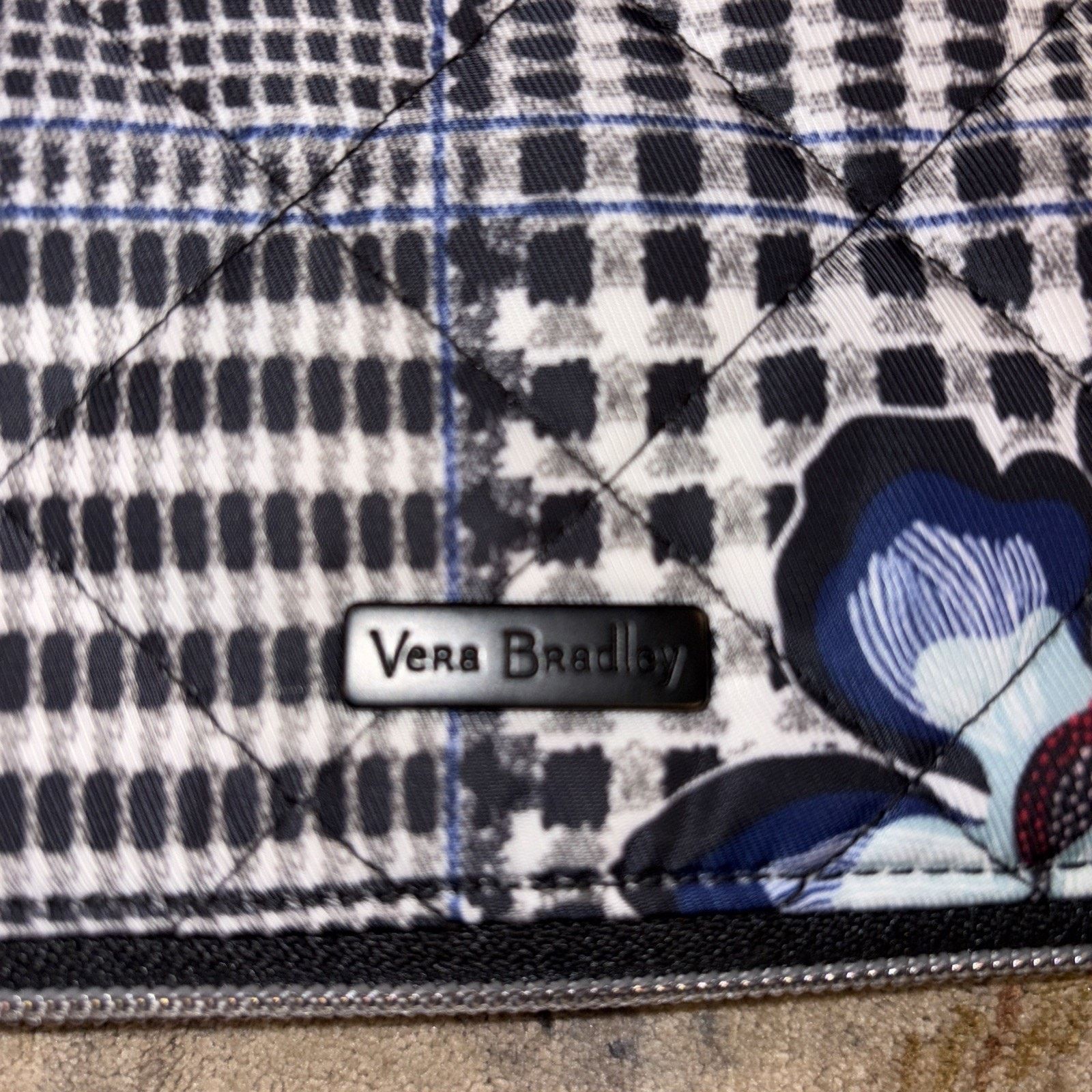 Vera Bradley Vera Bradley RFID Wristlet Blueberry Blooms Plaid Pattern Size ONE SIZE - 3 Thumbnail