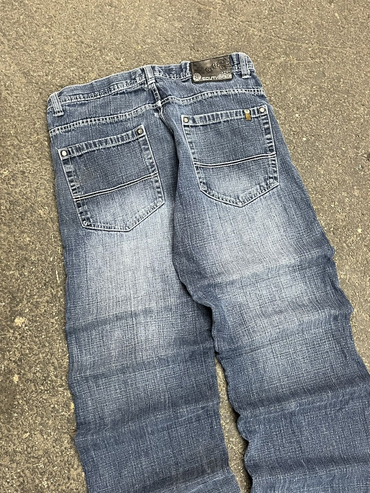 Southpole × Vintage Southpole y2k baggy fit denim skater faded streetwear hype Size US 36 / EU 52 - 3 Thumbnail