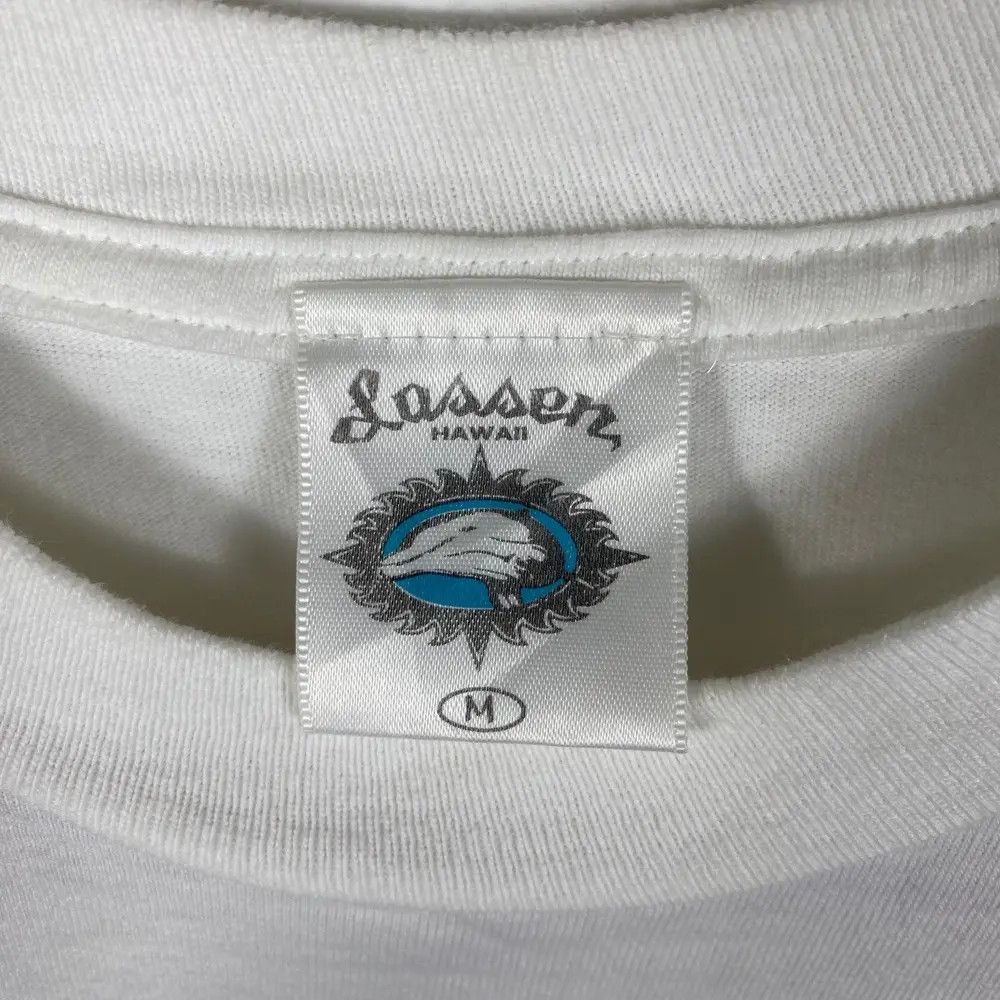 Vintage Vintage LASSEN HAWAII Dolphins Artwork Graphic Tee Shirt Size US M / EU 48-50 / 2 - 6 Thumbnail