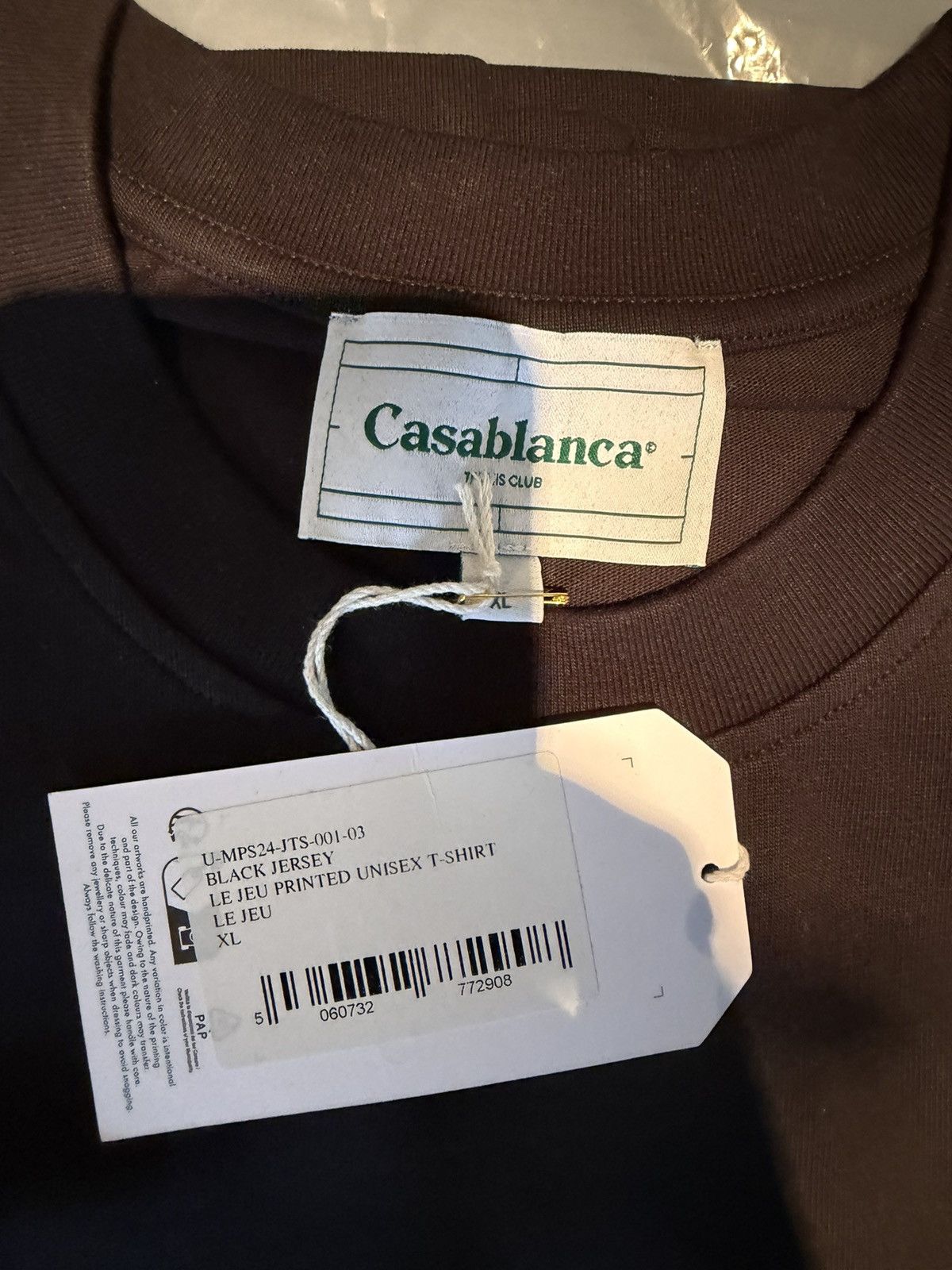 Casablanca Casablanca Tee - Le jeu noir Size US XL / EU 56 / 4 - 2 Thumbnail