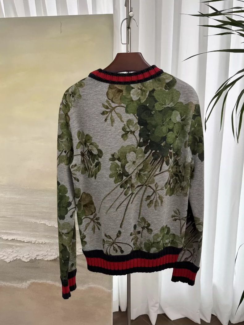 Gucci Gucci Floral pattern long-sleeved sweatshirt Size US S / EU 44-46 / 1 - 2 Thumbnail