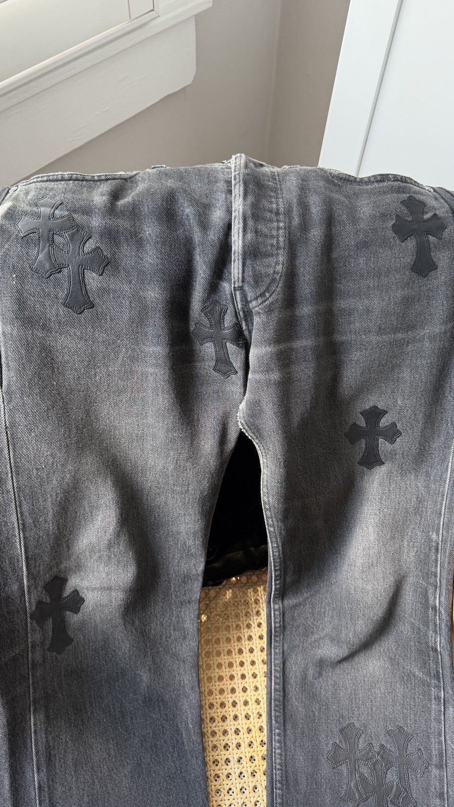 Chrome Hearts CHROME HEARTS CROSS PATCH DENIM JEANS Size US 30 / EU 46 - 11 Thumbnail