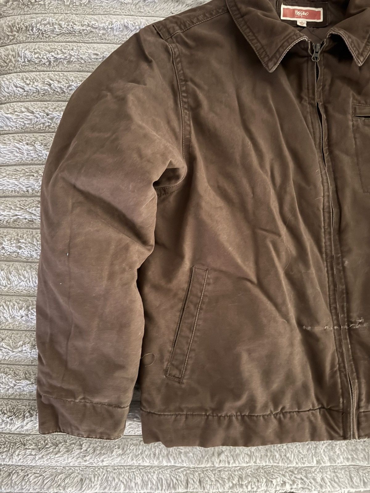 Vintage vintage chicago music vtg guitar thrashed flight jacket coat Size US L / EU 52-54 / 3 - 15 Thumbnail