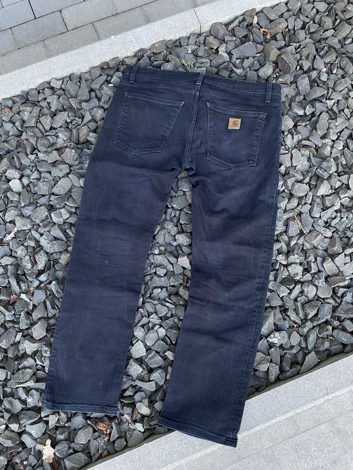 Carhartt × Vintage Vintage denim Carhartt pants black Size US 32 / EU 48 - 1 Thumbnail