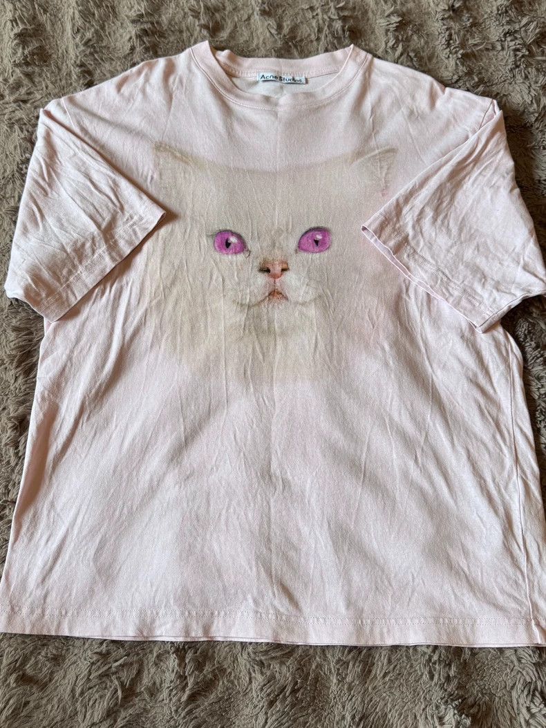 Acne Studios acne studios Light pink round-neck T-shirt Size US S / EU 44-46 / 1 - 2 Thumbnail
