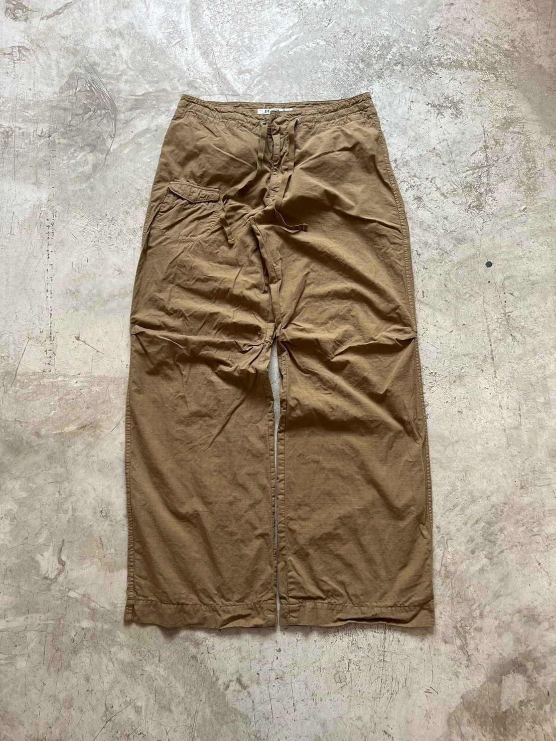 45rpm × Vintage 45rpm Ripstop Flared Pants Size US 30 / EU 46 - 2 Thumbnail