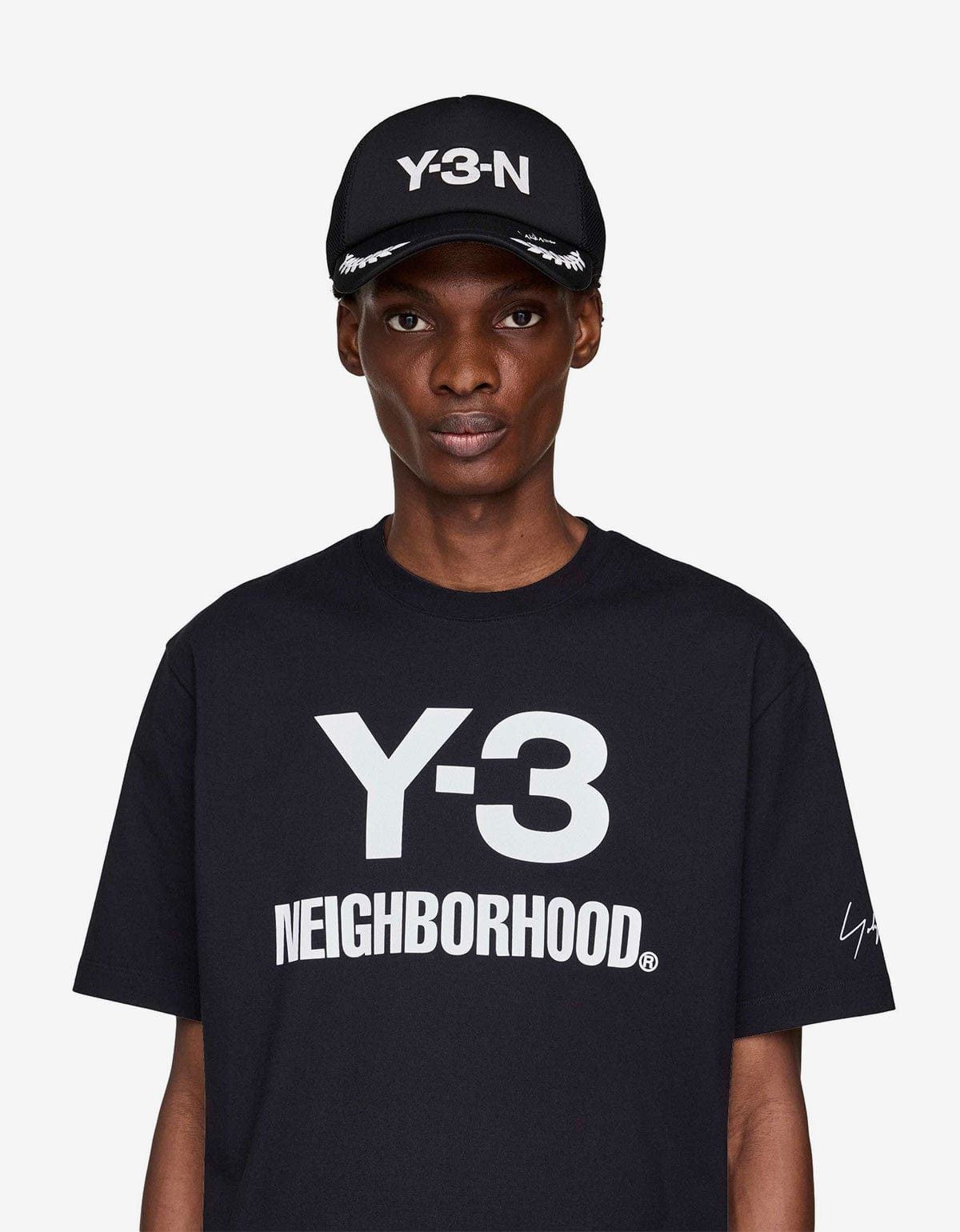 Y-3 Y-3 Neighborhood Black Logo T-Shirt Size US S / EU 44-46 / 1 - 4 Thumbnail