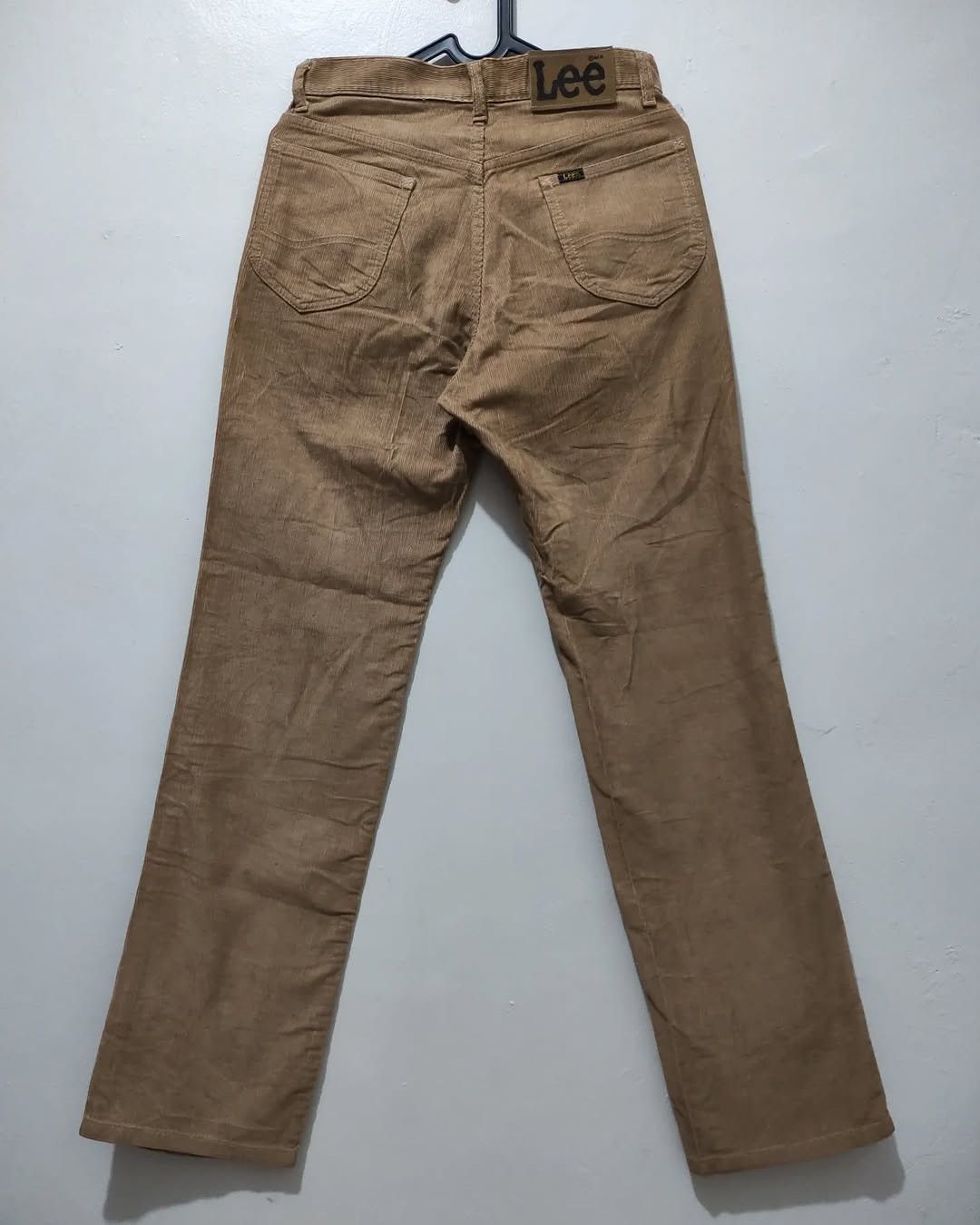 Lee Vintage 70s Tan Lee Riders Corduroy Pants with Talon Zipper Size US 30 / EU 46 - 1 Thumbnail