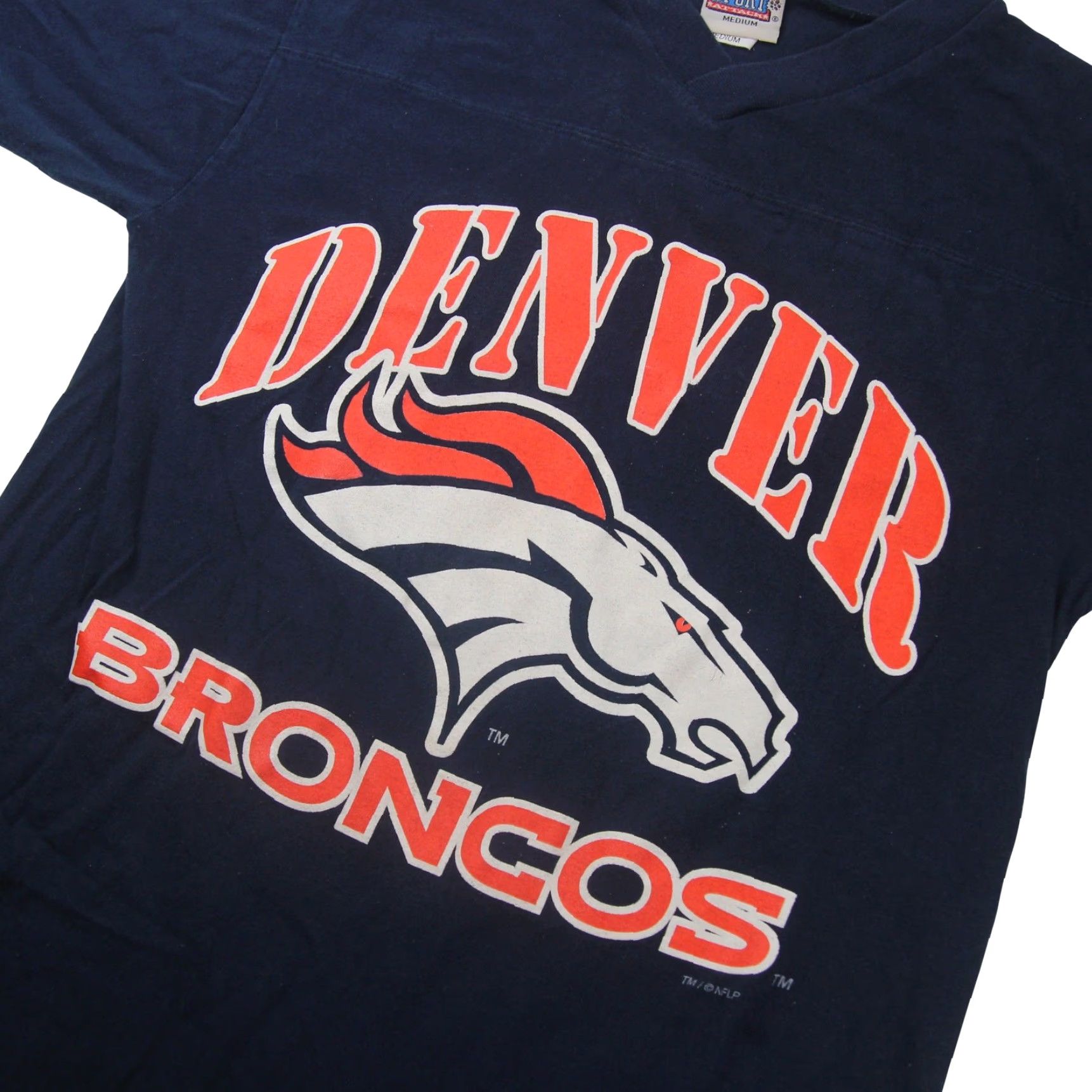 Vintage VINTAGE Denver Broncos John Elway Mens Medium Graphic T Shirt Blue Size US M / EU 48-50 / 2 - 3 Thumbnail