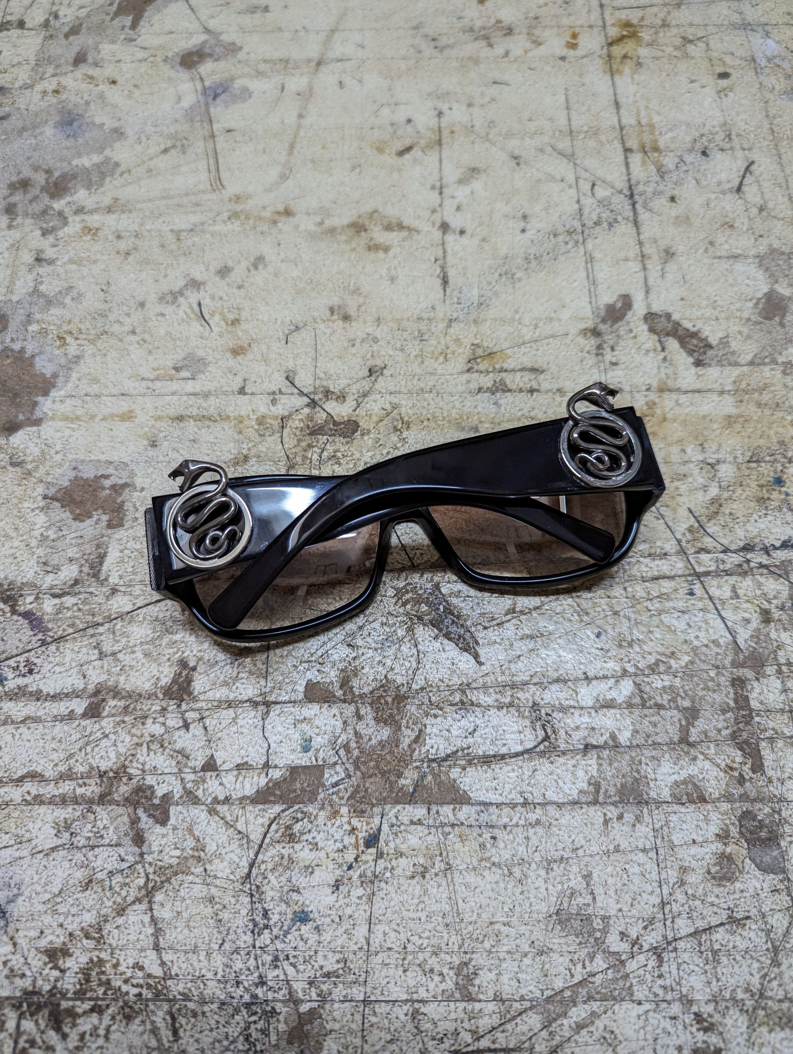 Designer Rare! 00s Boucheron Snake Logo Palladium Plated Sunglasses Size ONE SIZE - 14 Thumbnail
