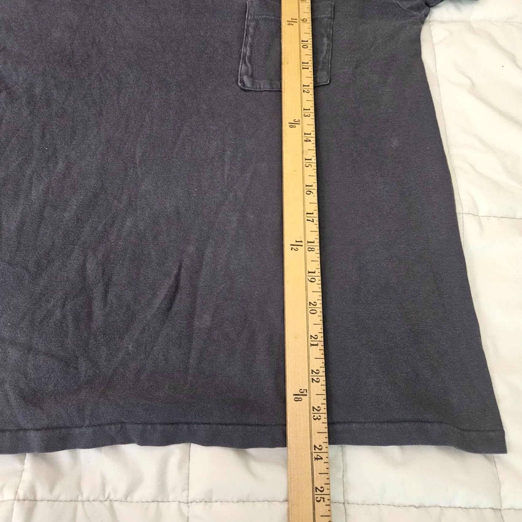 Vintage Casual Tee Mens S Gray KNICHERBOCKER Men Dark Short Sleeve Size Flaws Size US 29 - 6 Thumbnail