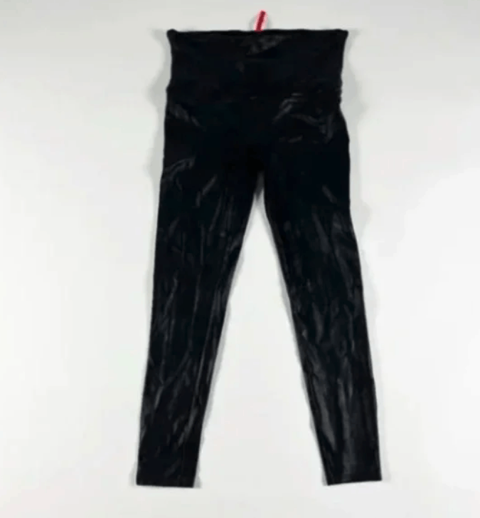 Spanx Spanx Faux Vegan Leather High Waisted Size 34" / US 12 / IT 48 - 4 Thumbnail