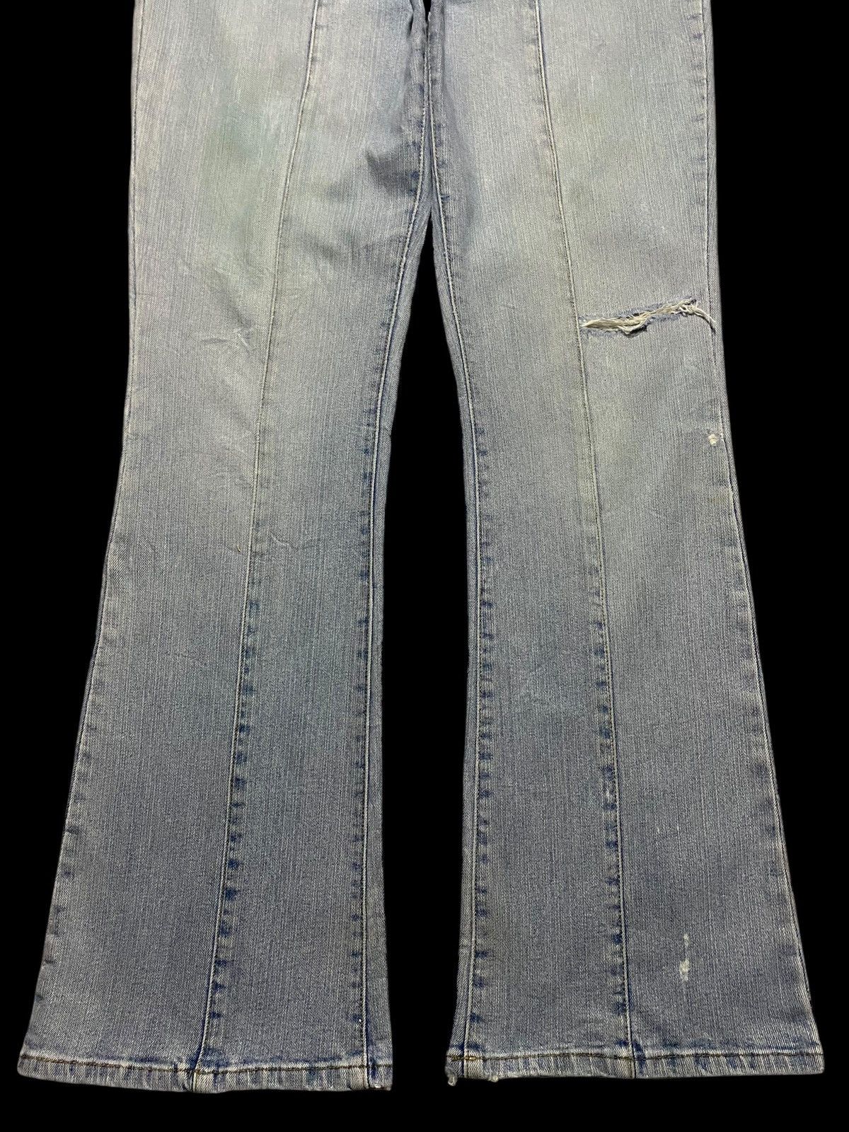 Japanese Brand Vintage Japanese Brand Theoria Distressed Flare Jeans Size US 29 - 5 Thumbnail