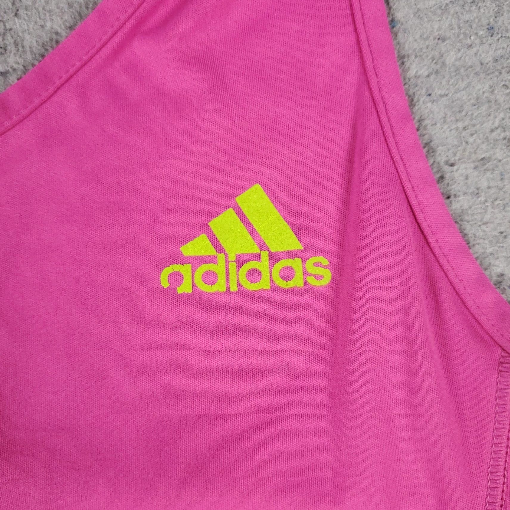 Adidas Adidas Tank Top Shirt Womens Small Pink Active Running Work Out Size S / US 4 / IT 40 - 2 Thumbnail