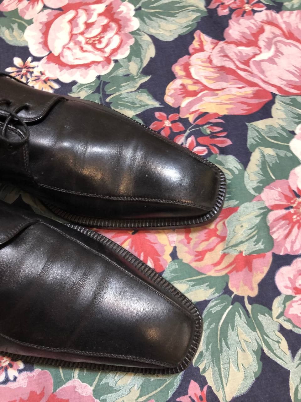 Dolce & Gabbana Dolce Gabbana Derby Oxfords Black leather Lace Up shoes Size US 9 / EU 42 - 17 Thumbnail