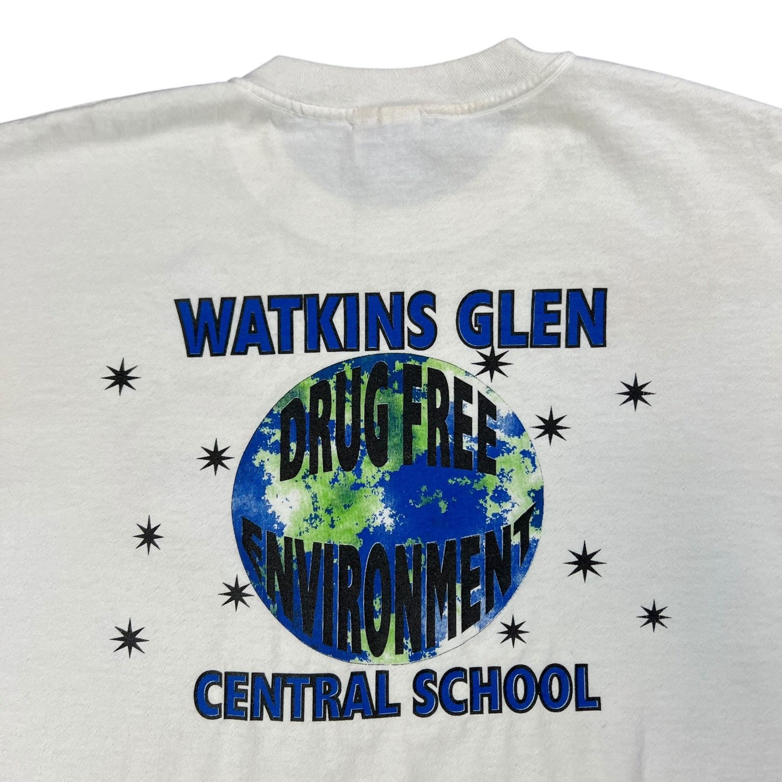 Hanes × Vintage Vintage 90s Watkins Glen Drug Free Environment tee (L) Size US L / EU 52-54 / 3 - 2 Thumbnail