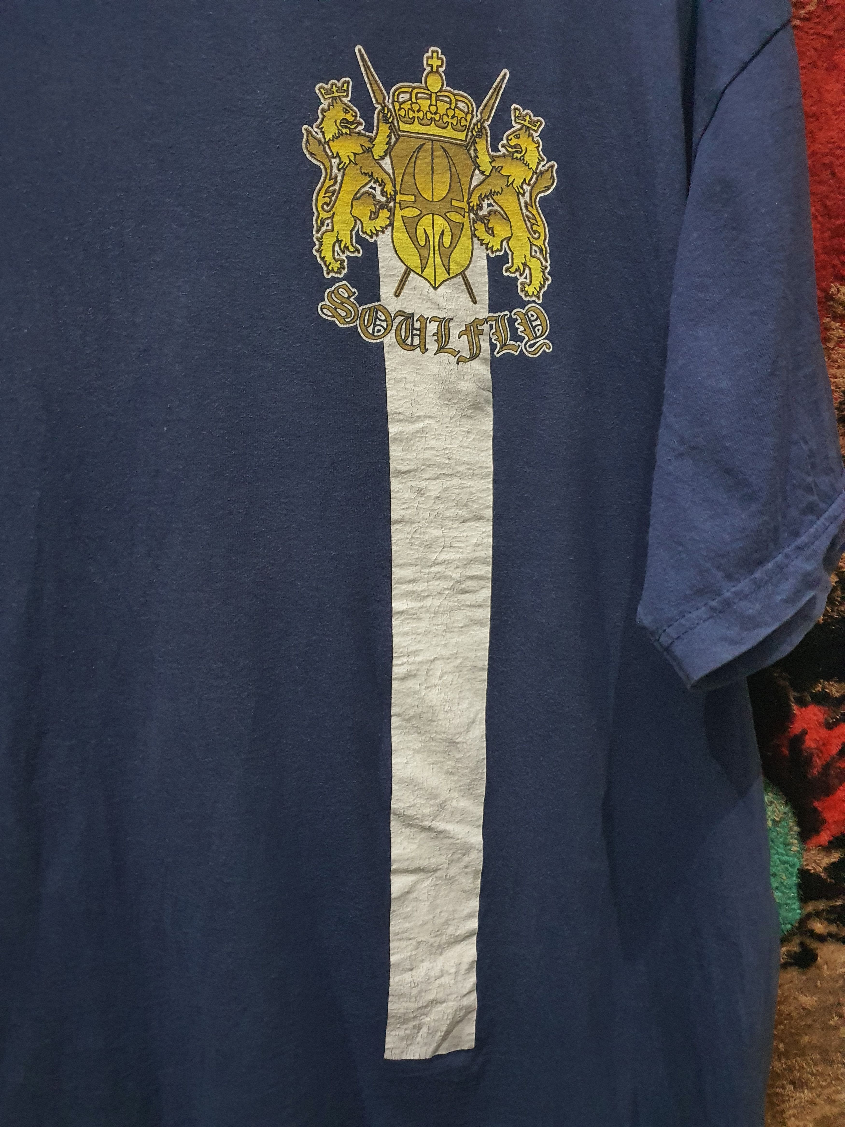 Band Tees × Vintage SOULFLY XL Size US XL / EU 56 / 4 - 4 Thumbnail
