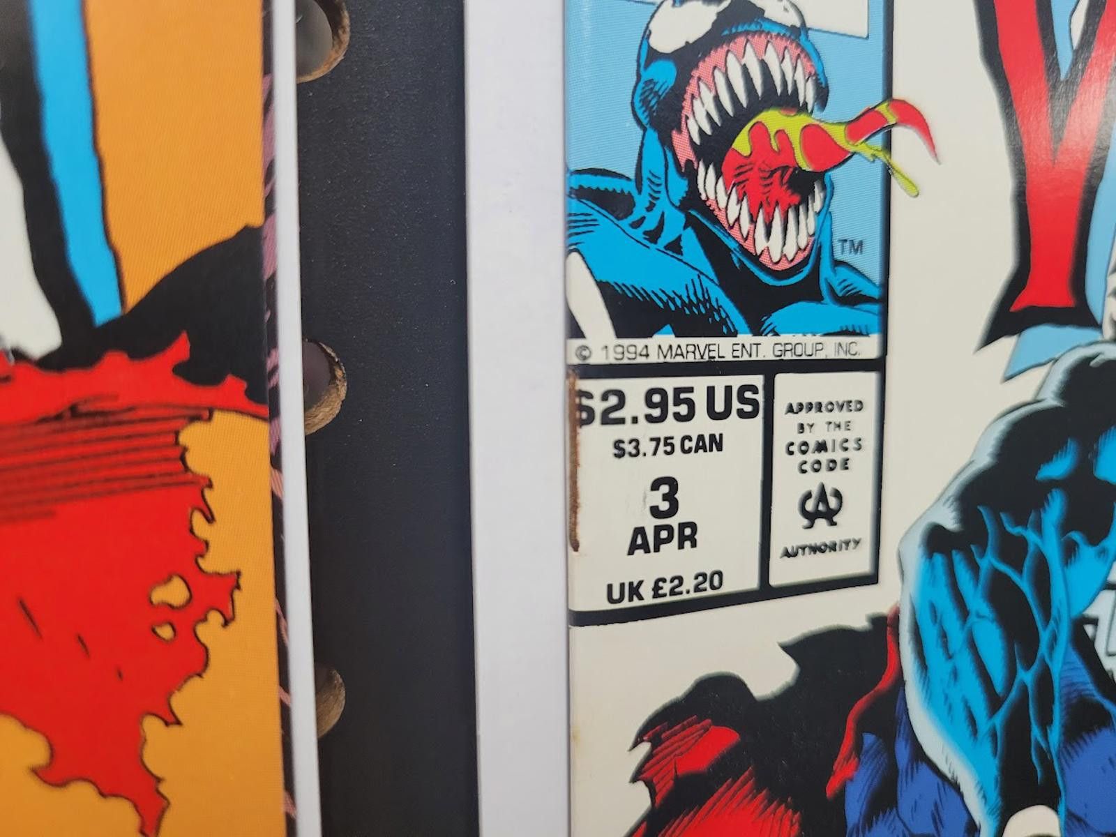 Marvel Comics 1994 Venom The Enemy Within Comic Book Set 1-3 GID #1 Size ONE SIZE - 3 Thumbnail
