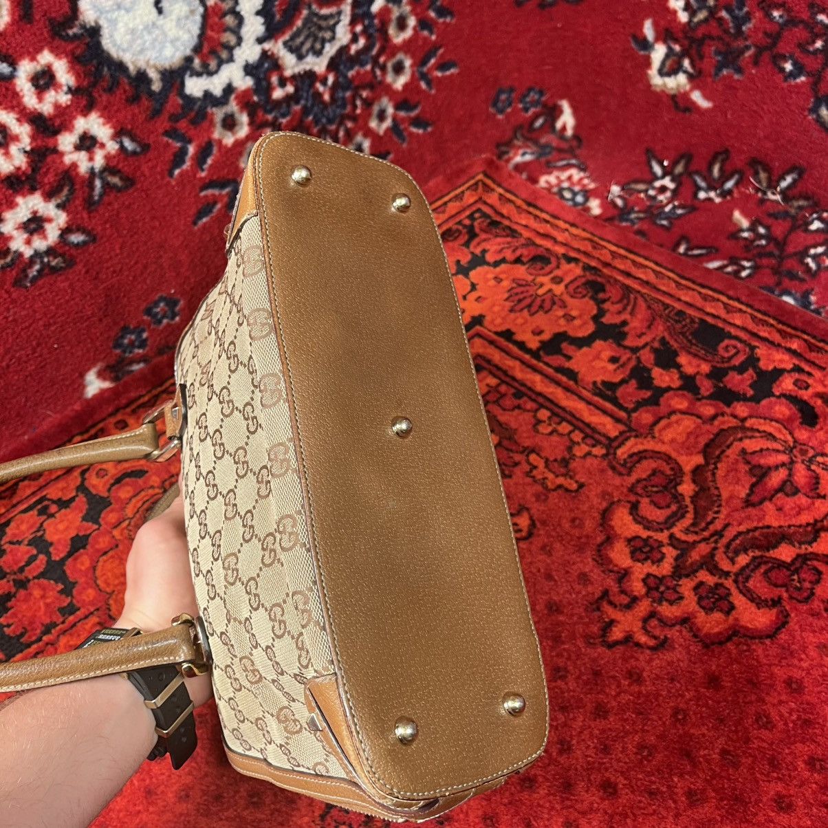 Gucci Gucci GG Canvas Abbey Boston Bag Monogram Dome Satchel Y2K Size ONE SIZE - 7 Thumbnail