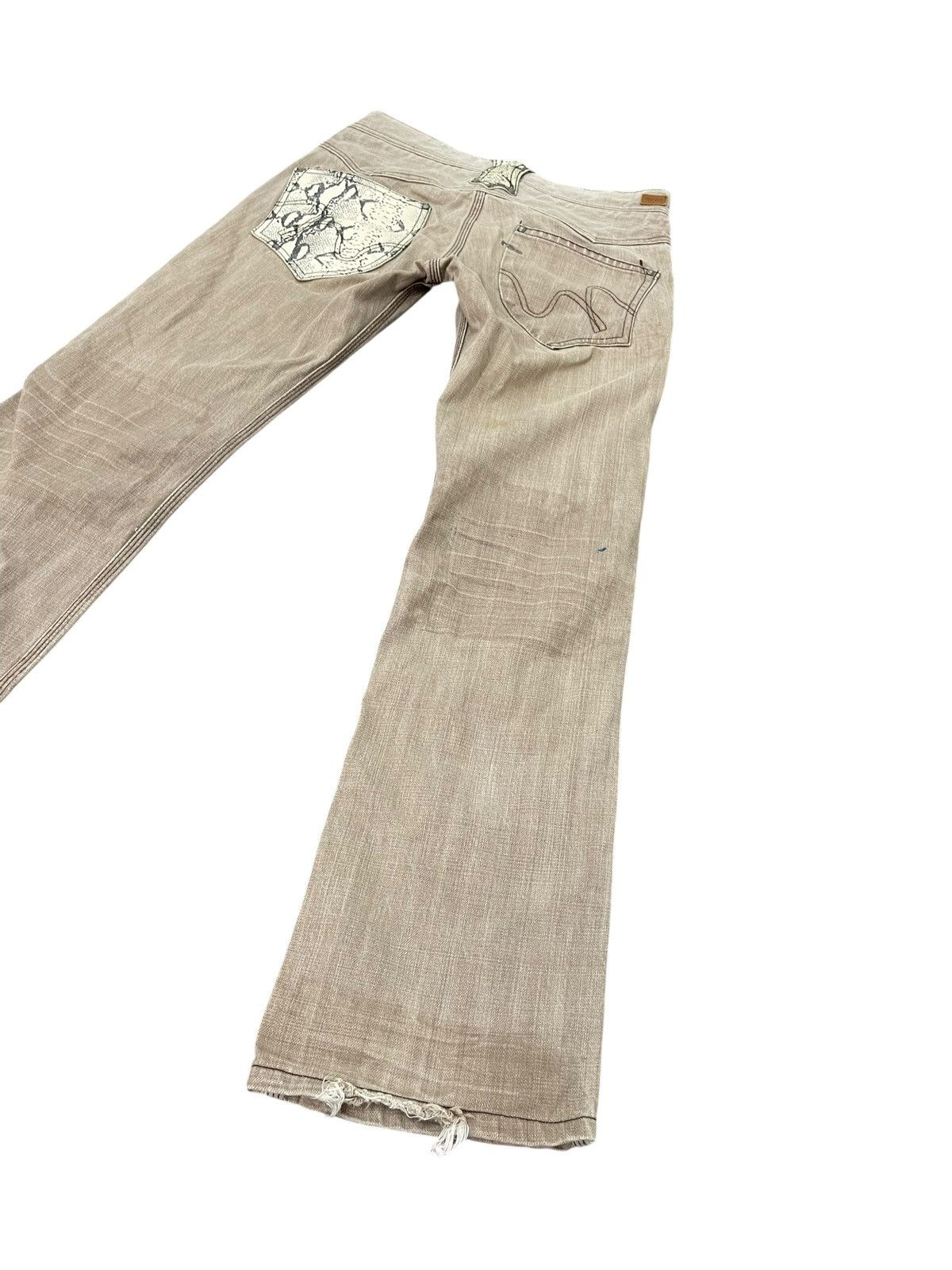 Japanese Brand Slim Jeans Nicole Club Python Gothic 1🟦8 Size US 29 - 3 Thumbnail