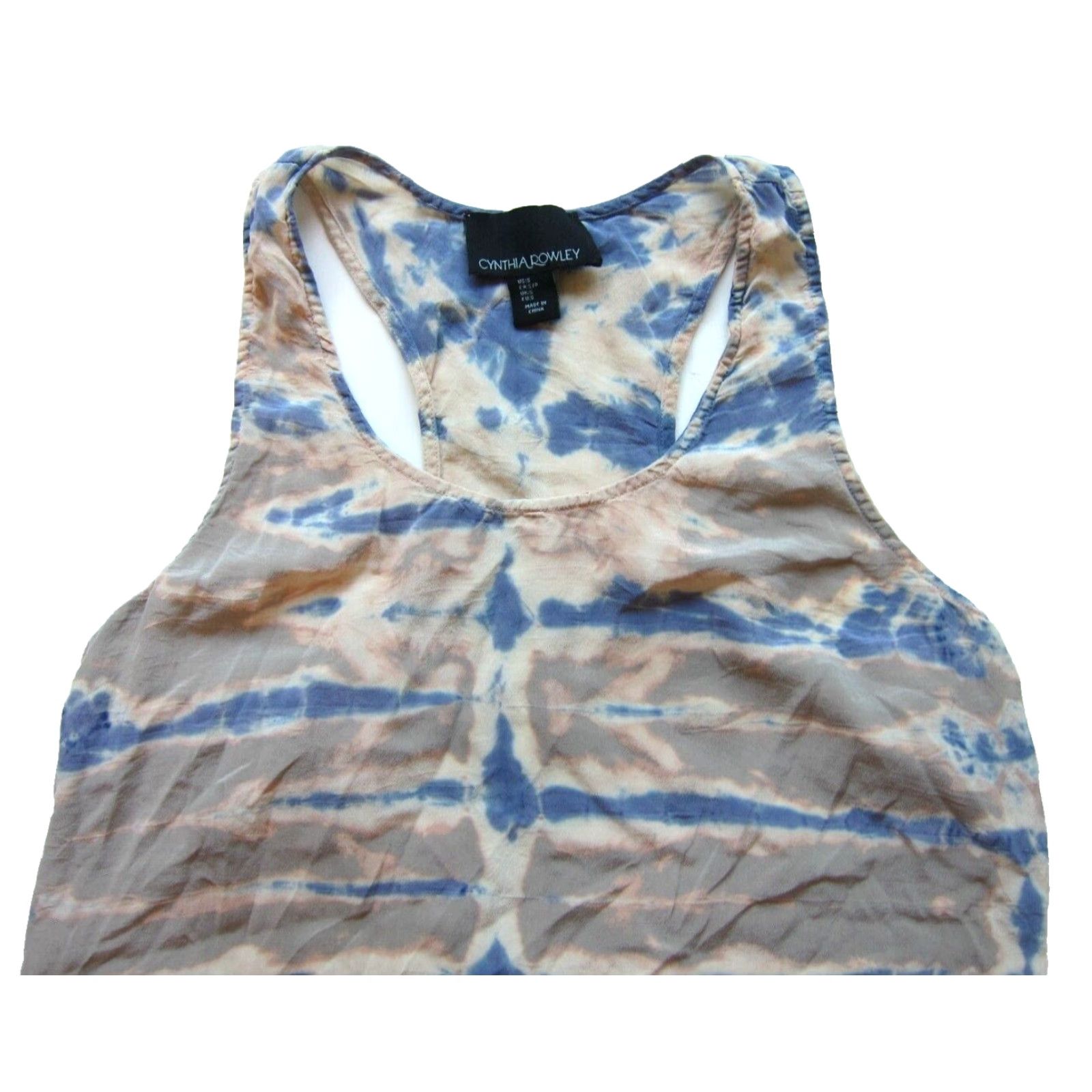 Cynthia Rowley Cynthia Rowley 100% Silk Pink Tie Dye Racerback Tank Blouse S Womens Small Size S / US 4 / IT 40 - 4 Thumbnail