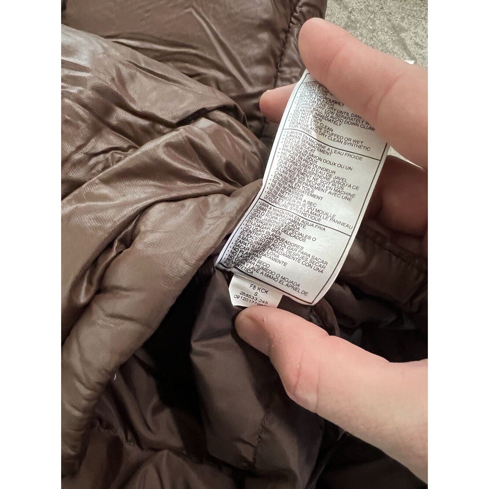 Nike ACG NIKE ACG 550 Fill Brown Down Jacket Size Small Quilted Size S / US 4 / IT 40 - 7 Thumbnail