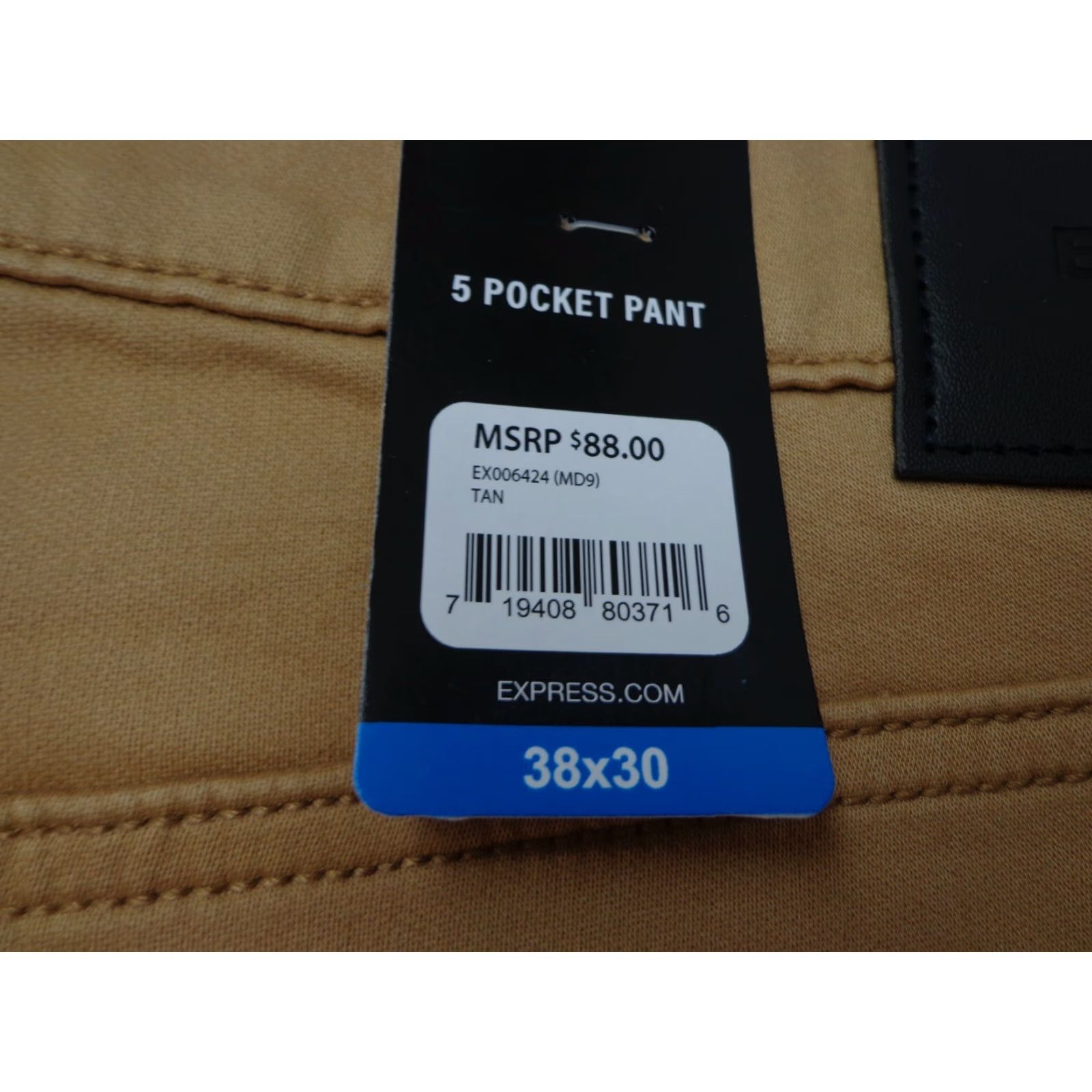 Express **NEW Express Men's Slim Fit Brown Chino Pants Size 38** User: NEW Express Men's Slim Fit Brown Chino Pants Size 38 Inseam 30 Size US 38 / EU 54 - 2 Thumbnail