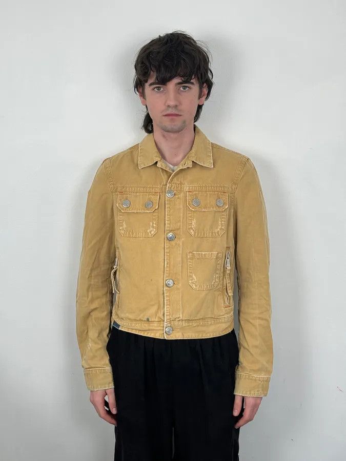 Dsquared2 SS2006 Dsquared2 Beige Trucker Jacket Size US M / EU 48-50 / 2 - 2 Thumbnail