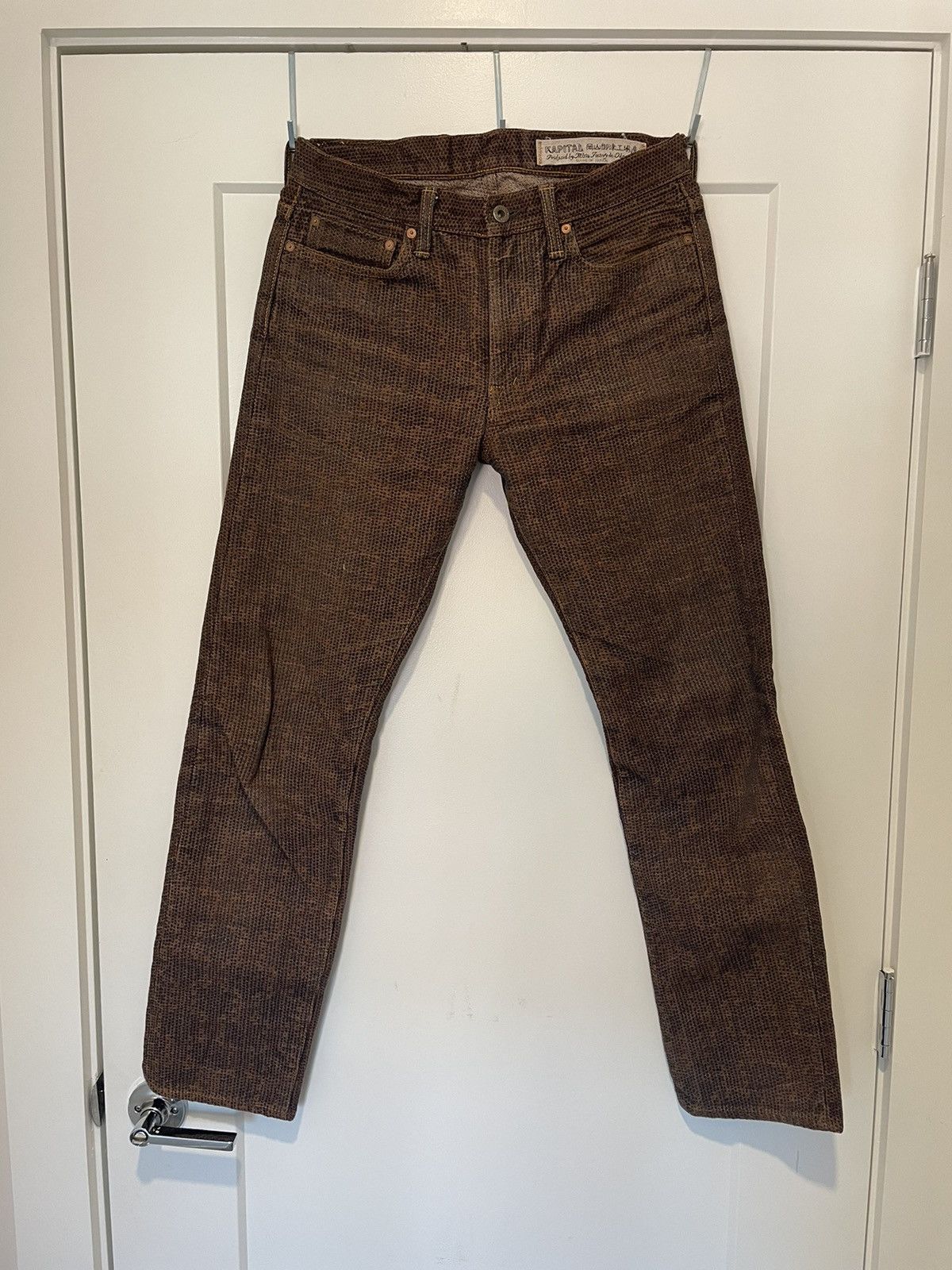 image of Kapital Century Denim in Brown, Men's (Size 31)