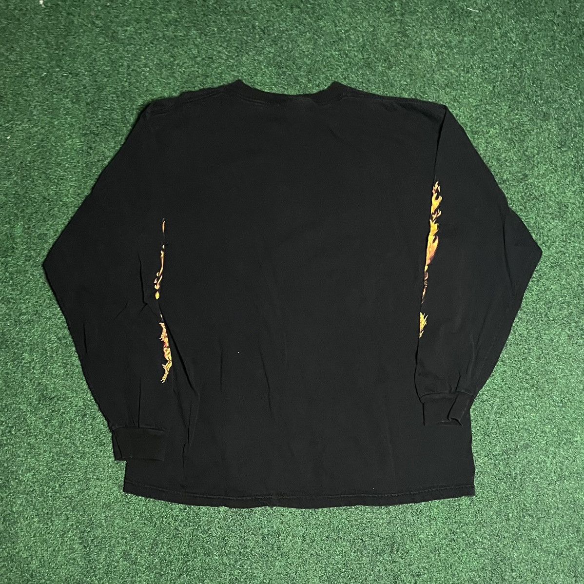 Vintage Y2K Flame Dragon Harley Style Long Sleeve T-Shirt Size US L / EU 52-54 / 3 - 3 Thumbnail
