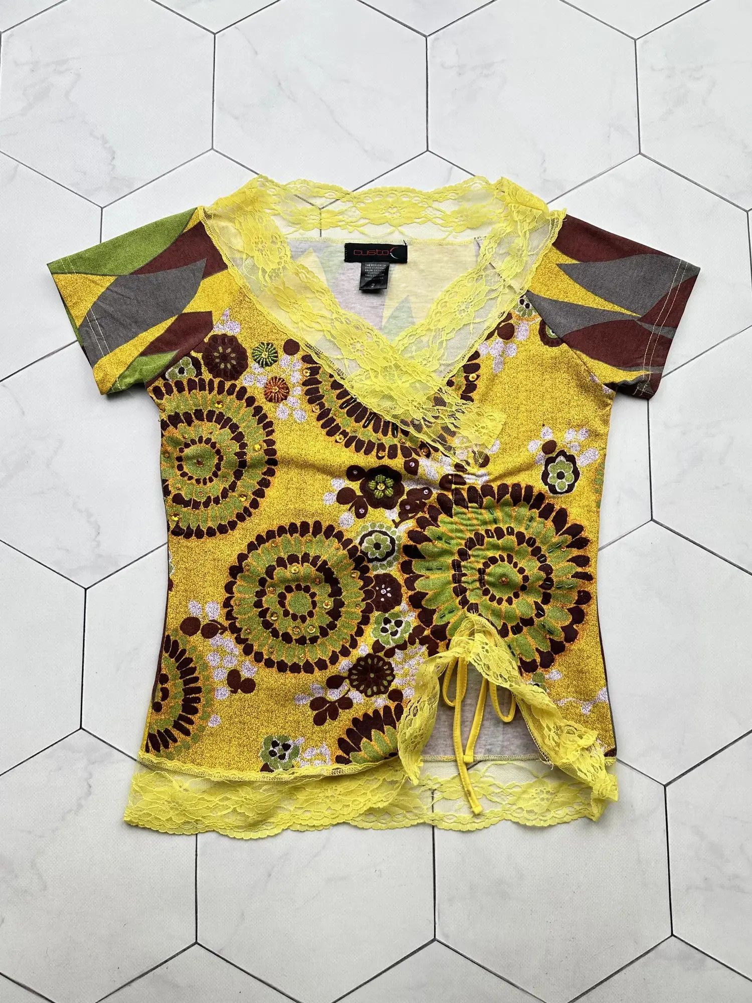 Custo Barcelona Custo Barcelona Vintage T-Shirt (B396) Size XS / US 0-2 / IT 36-38 - 1 Thumbnail