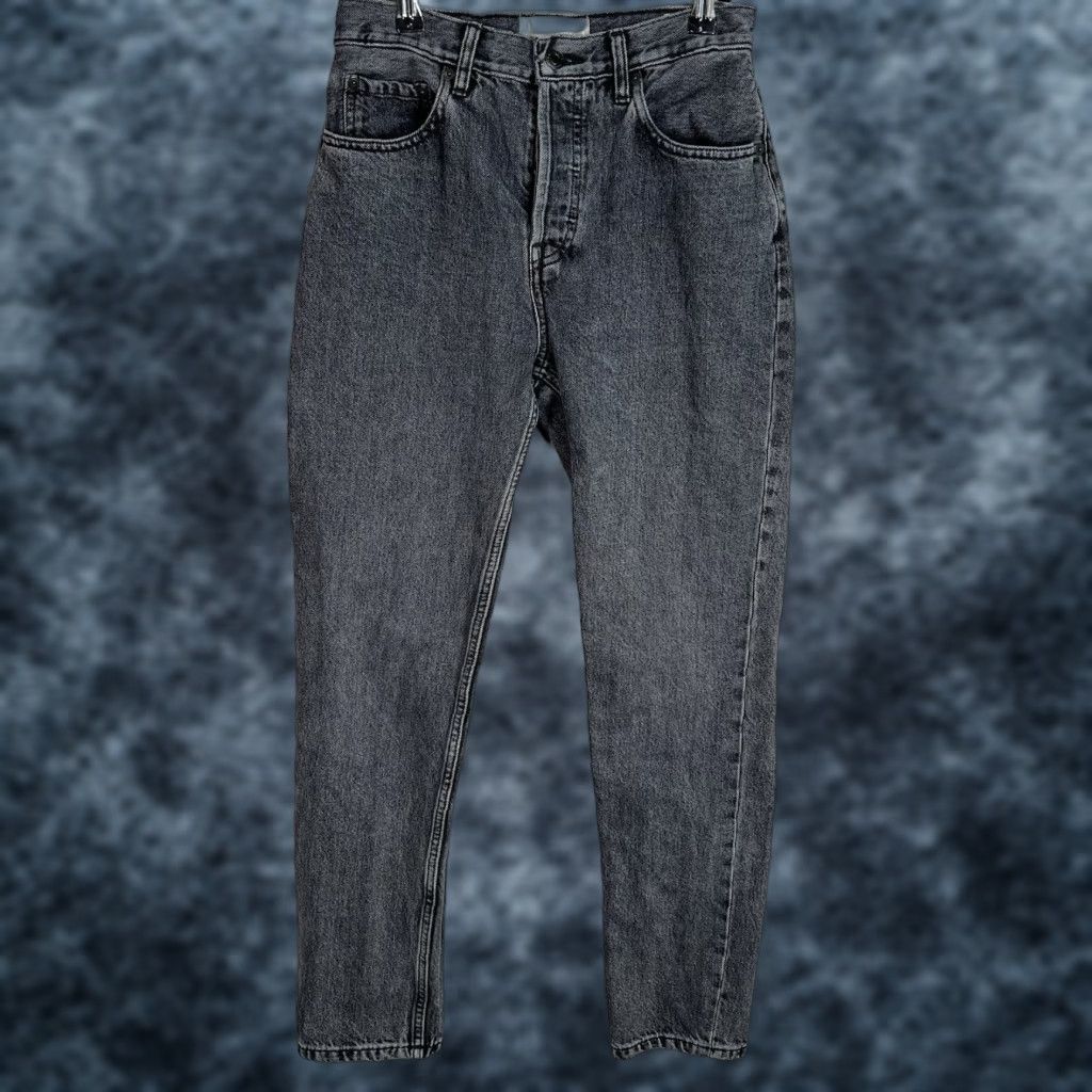 Everlane VINTAGE Everlane Jeans Womens Size 26 Black Organic Cotton Tapered Leg 90s Style Boyfriends? Size 26" / US 2 / IT 38 - 1 Thumbnail