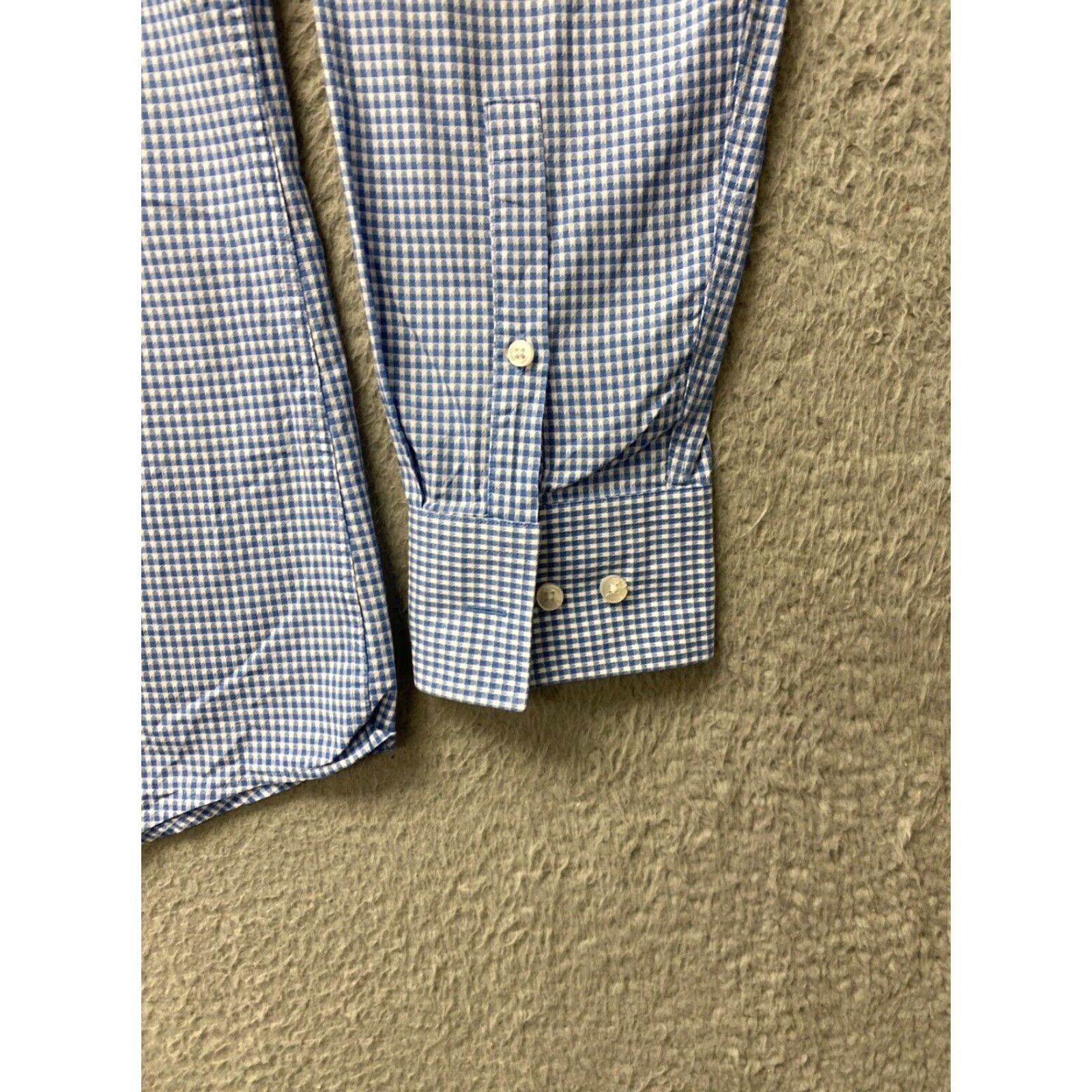 Hugo Boss Hugo Boss Dress Shirt Mens Size 16 Long Sleeve Blue Slim Fit Business Casual Formal Designer Size 42R - 2 Thumbnail