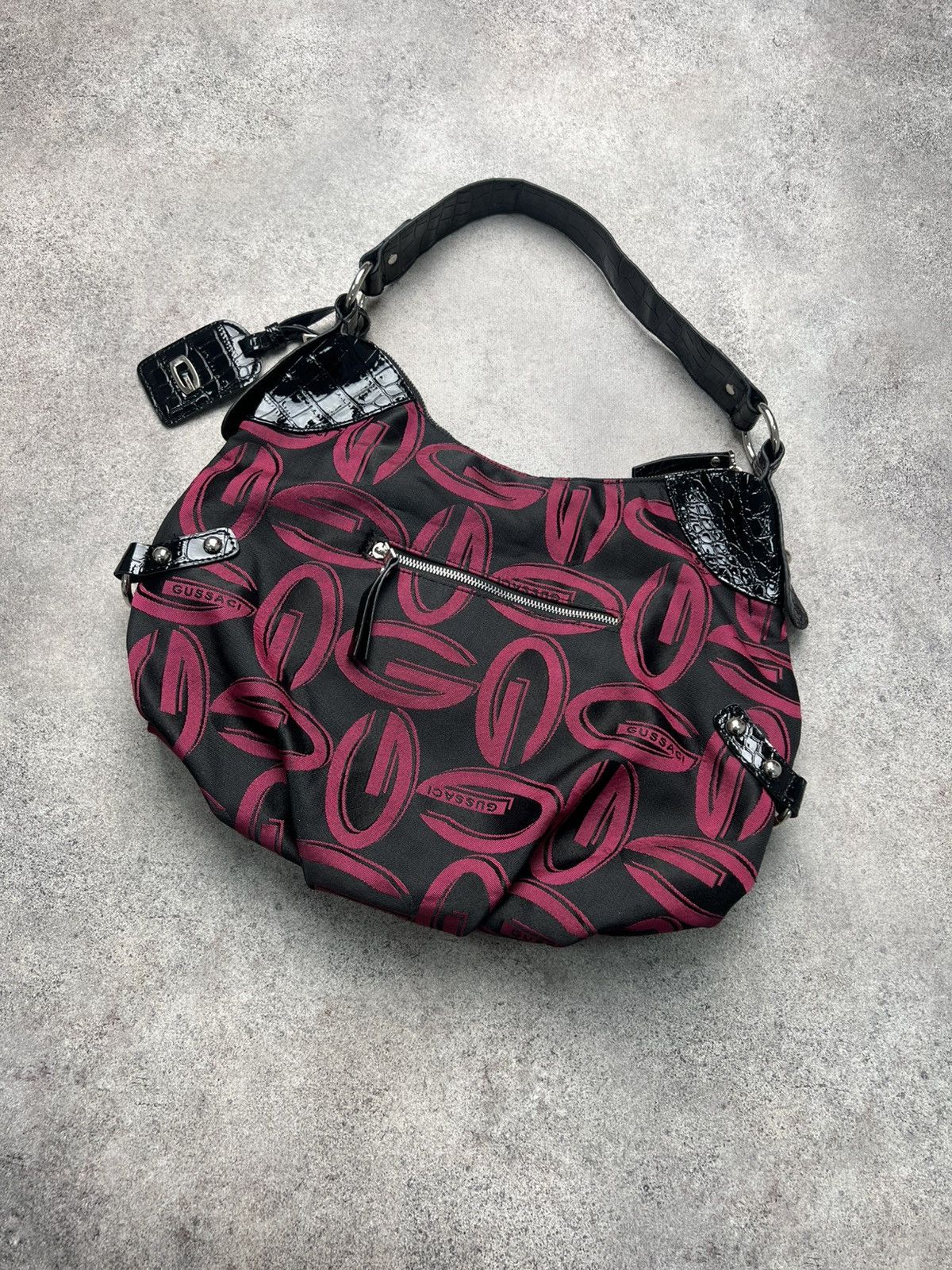 Guess × Vintage Gussaci vintage monogram bag Size ONE SIZE - 5 Thumbnail